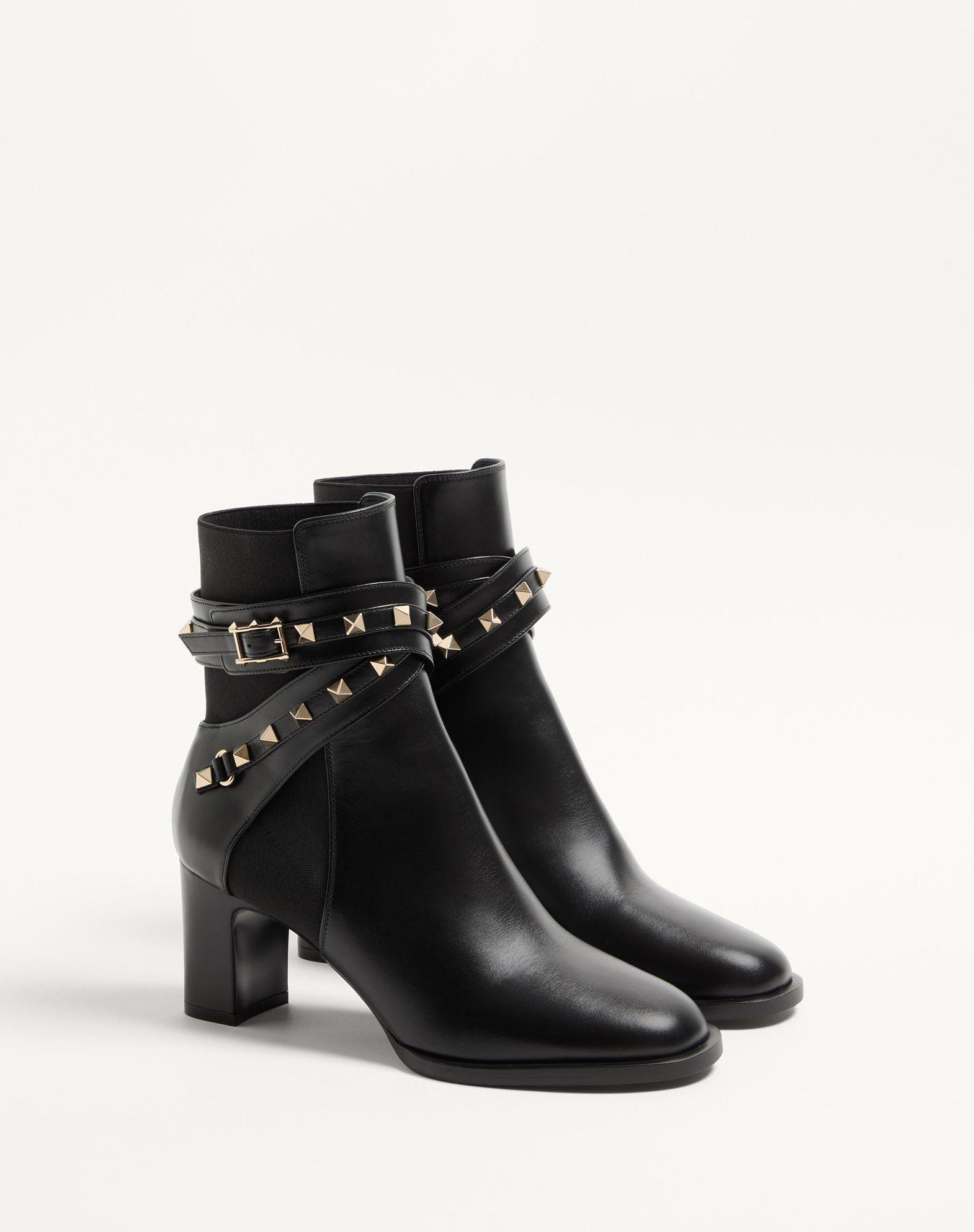 Rockstud 70Mm Calfskin Ankle Boot Product Image