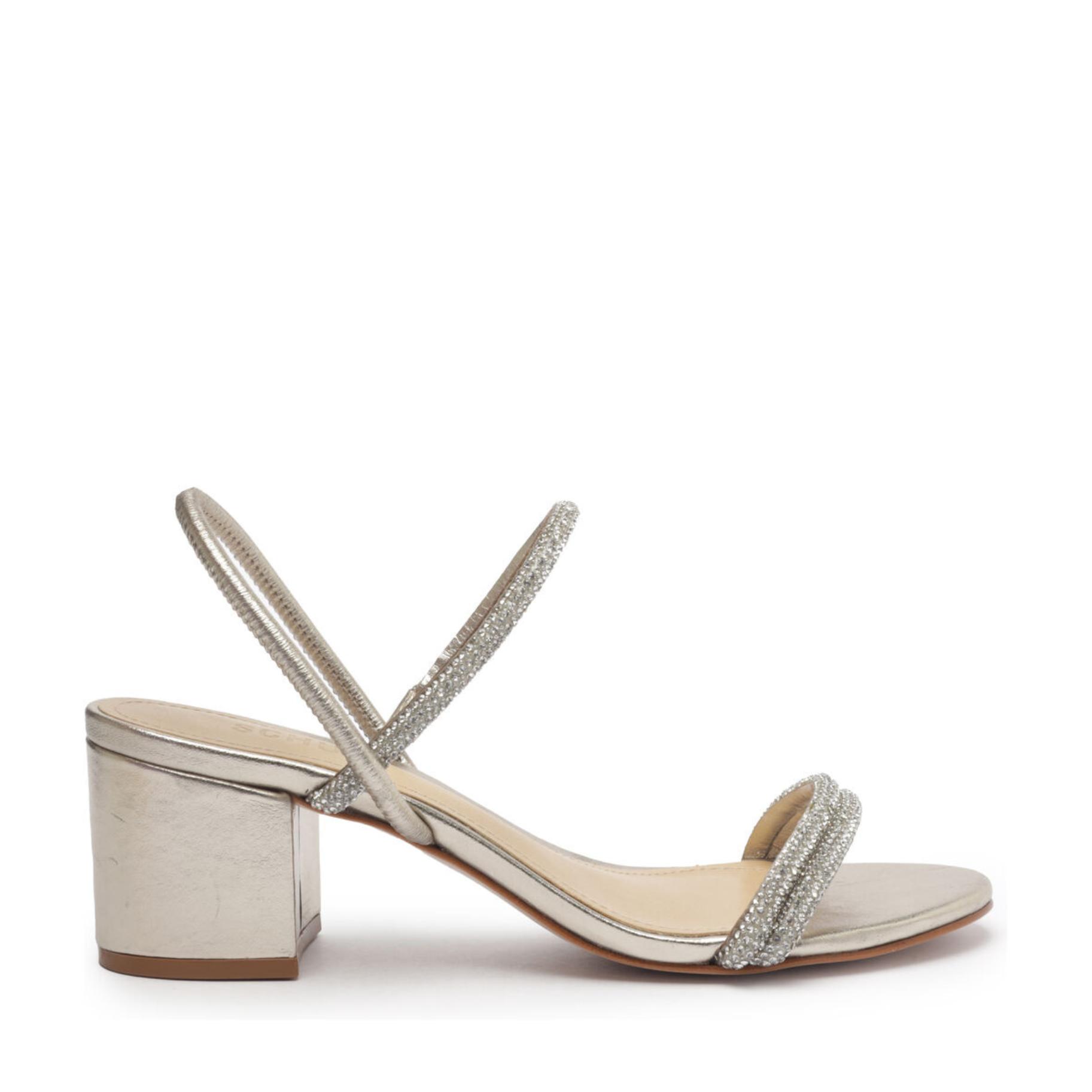 Whiteley Block Metallic Leather Sandal Female Product Image