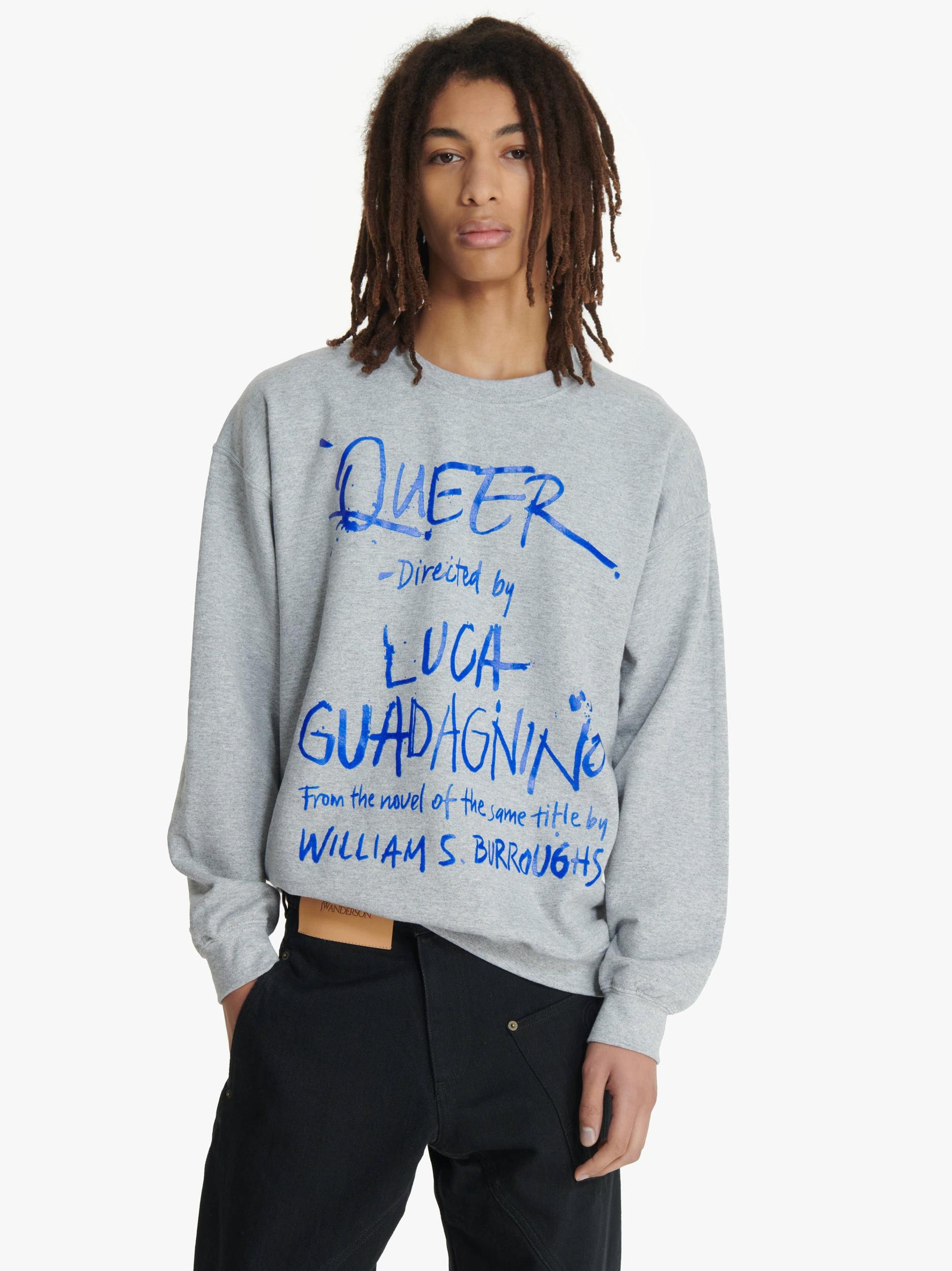 JW ANDERSON X QUEER SWEATSHIRT WITH TEXT PRINT Product Image