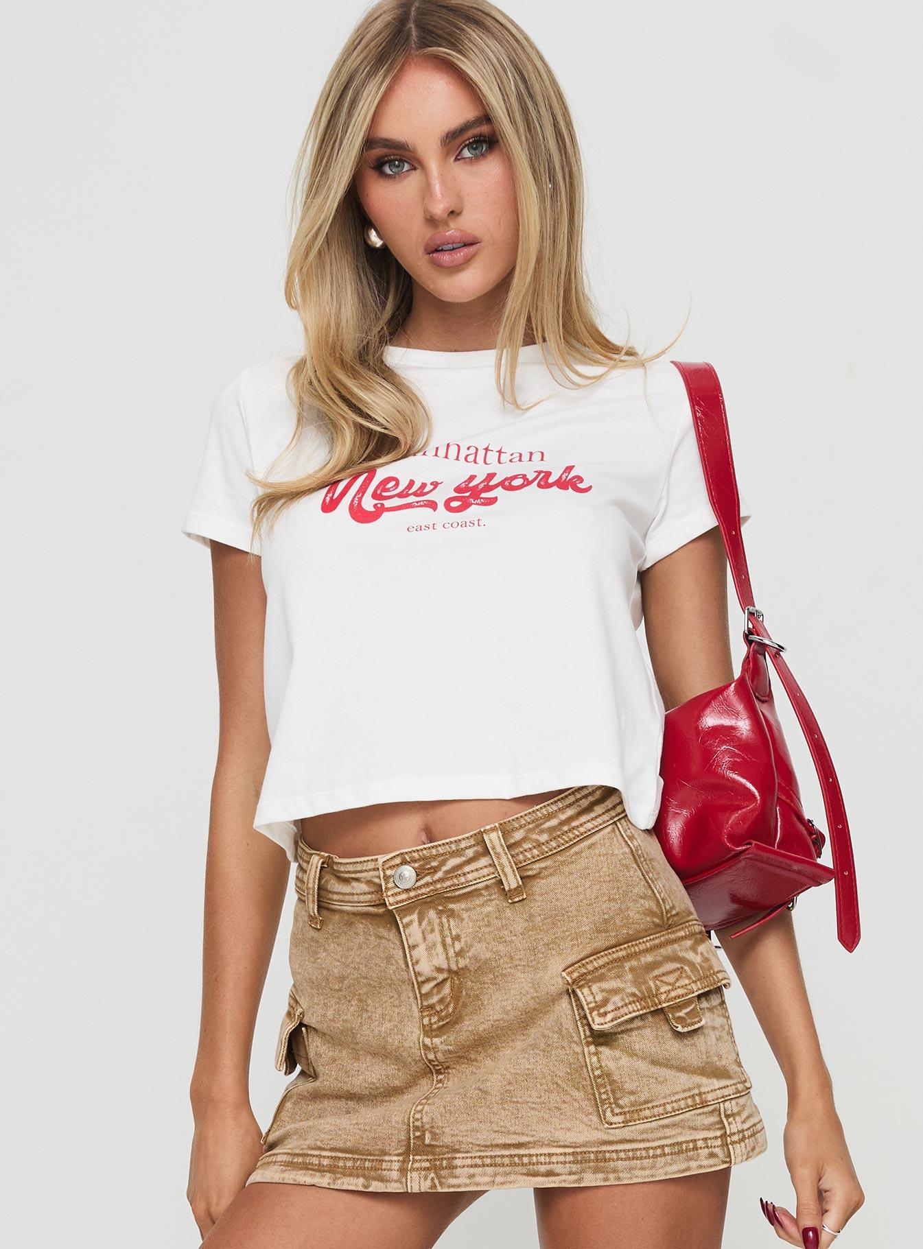 East Coast Nyc Tee White Product Image