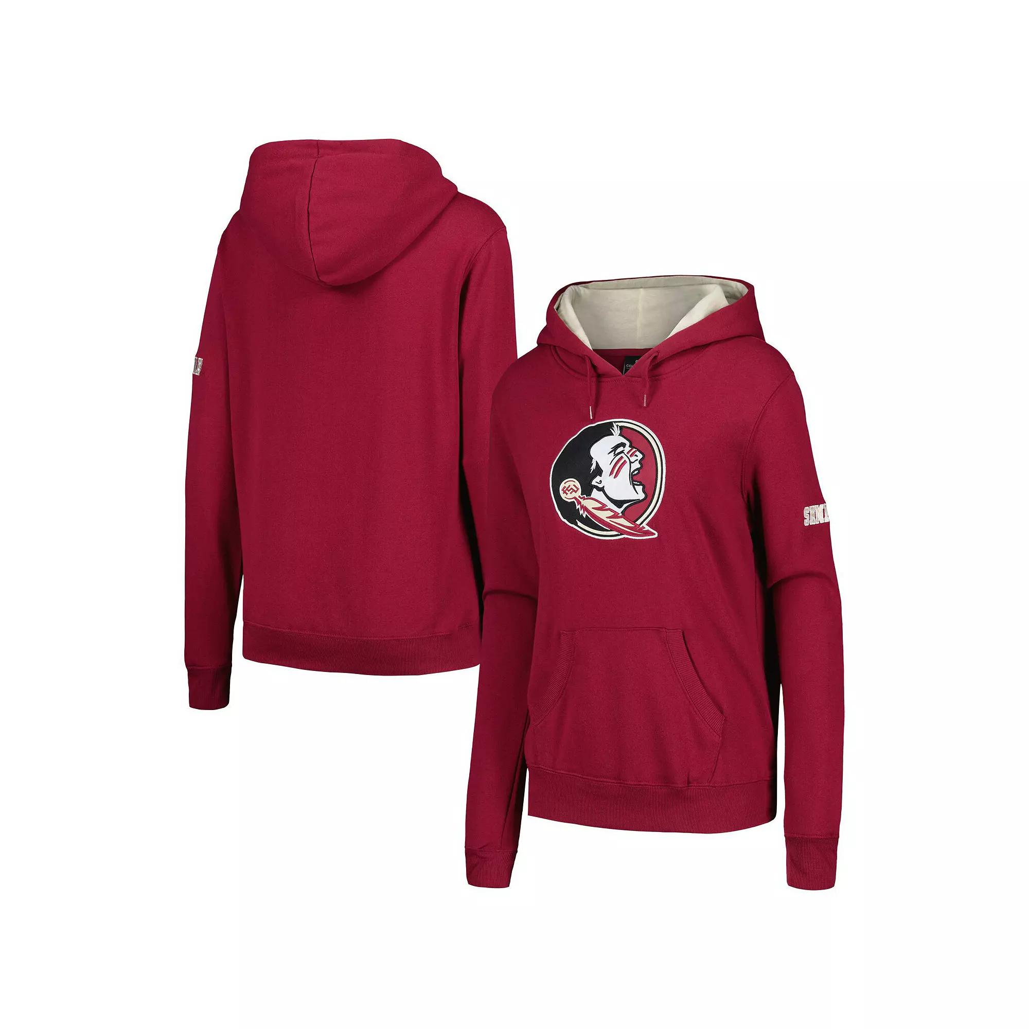 Women's Stadium Athletic Garnet Florida State Seminoles Big Logo Pullover Hoodie,  Product Image