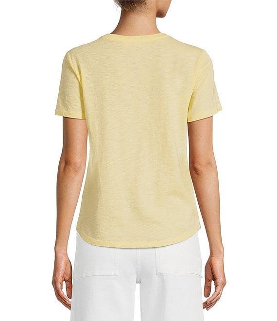 Antonio Melani Pamela Short Sleeve Knit Cotton Tee shirt Product Image