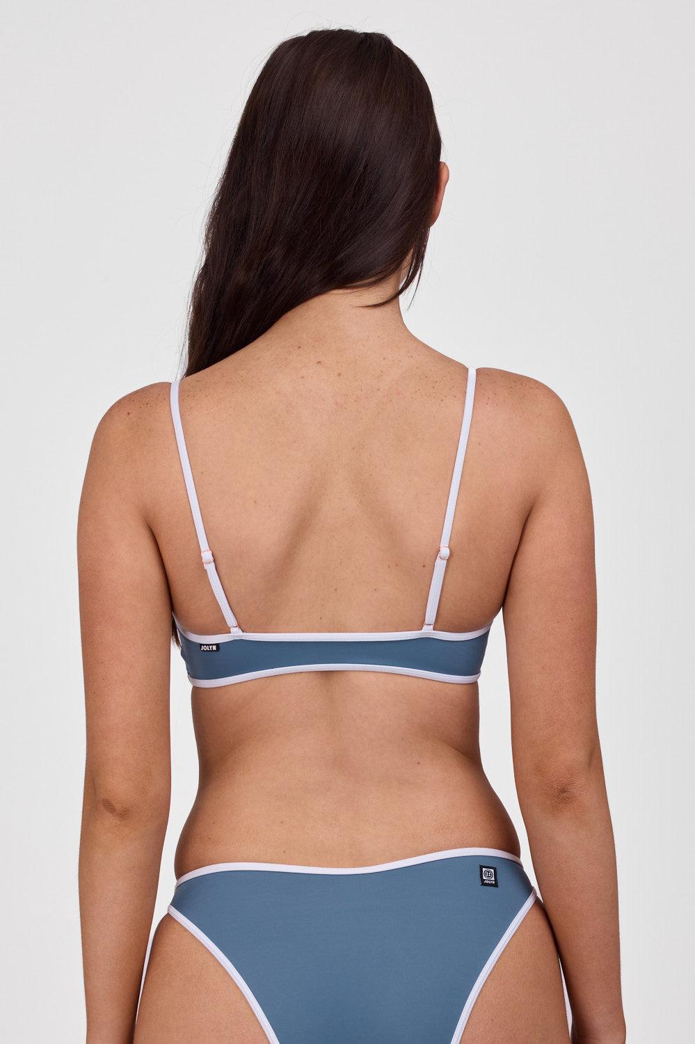 Amanda Bikini Top - Dolphins & White Female Product Image