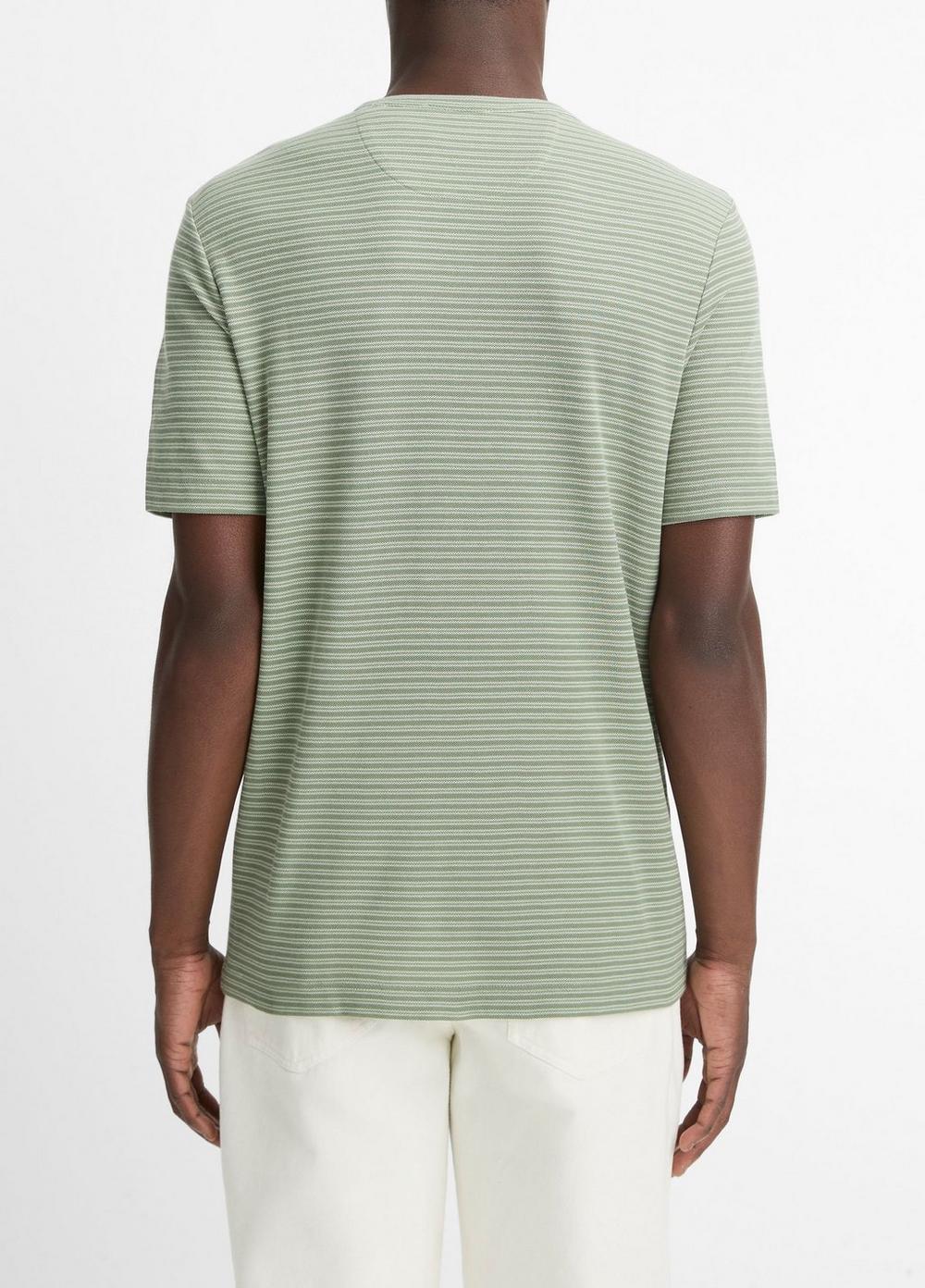 Striped Pima Cotton Piqué T-Shirt Product Image