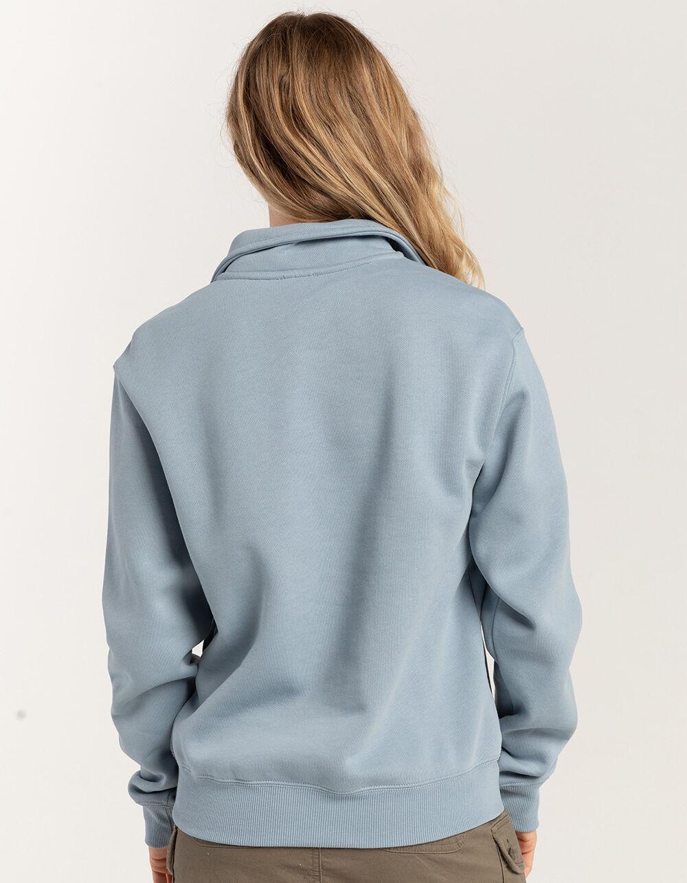 TILLYS Quarter Zip Womens Sweatshirt - DUSK Product Image