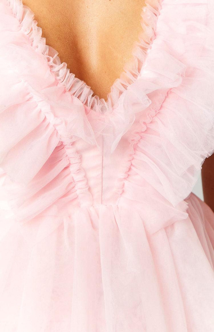 Tori Pink Tulle Mini Dress Baby Product Image