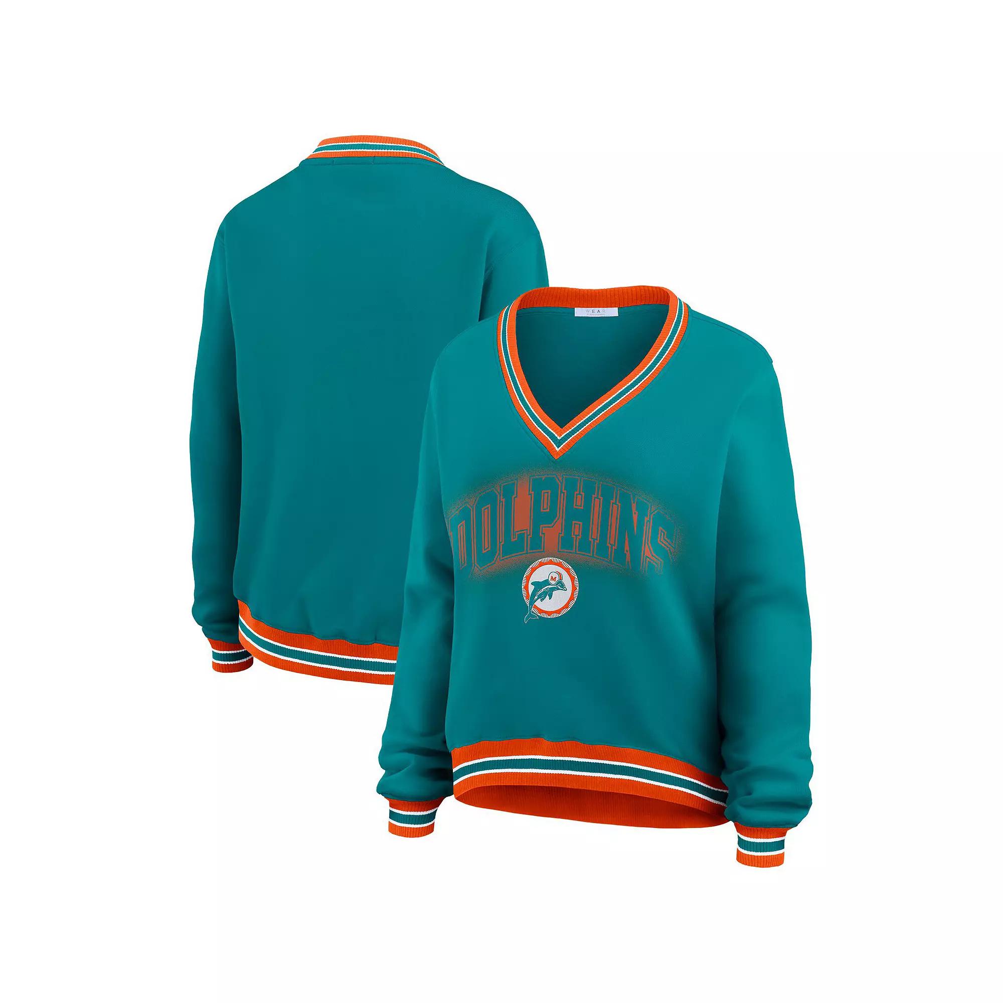 Women's WEAR by Erin Andrews Aqua Miami Dolphins Over Product Image