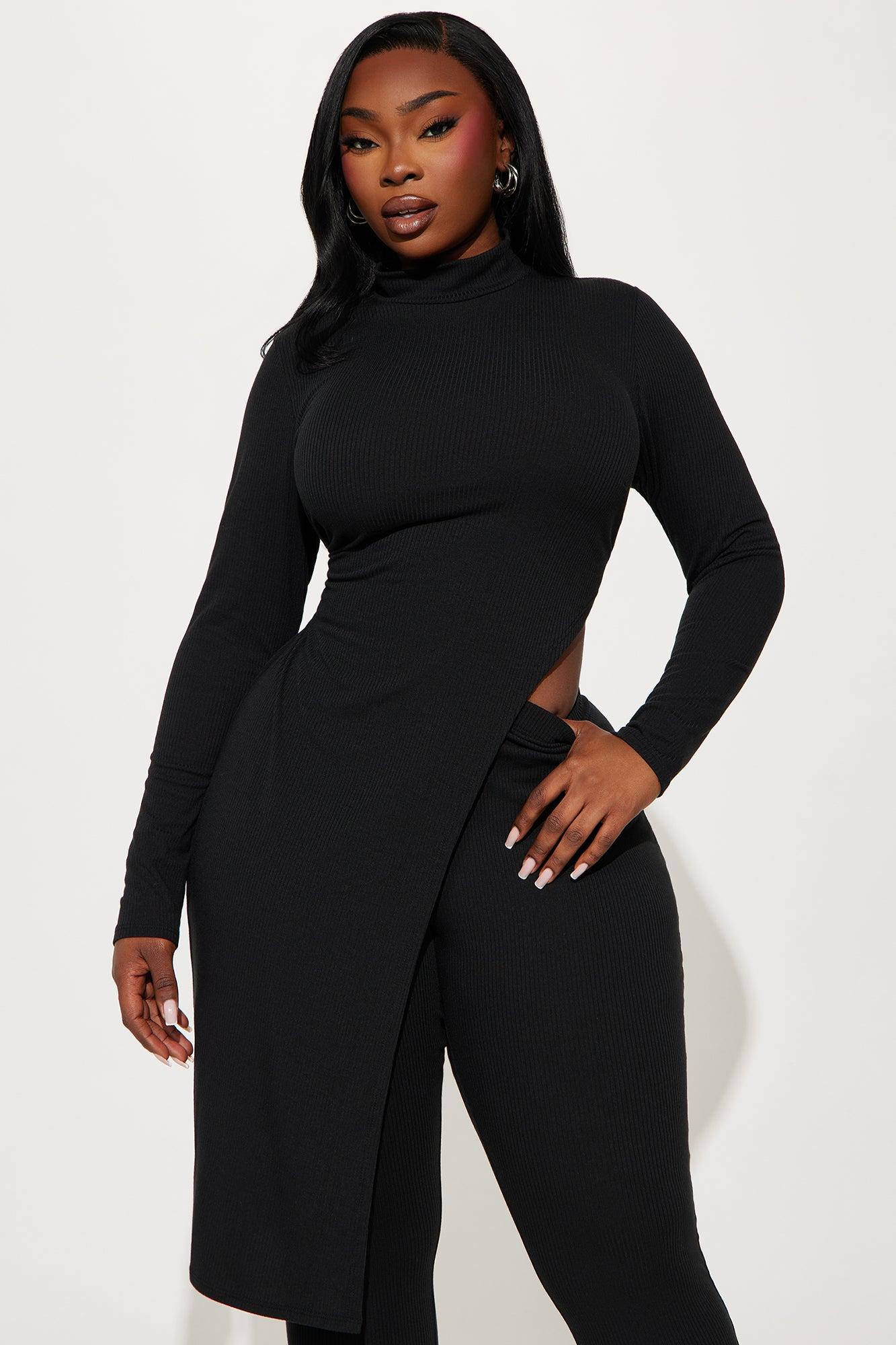 Watch Out For Her Legging Set - Black Product Image