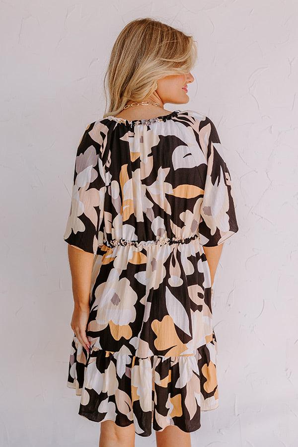 Seeking The Shore Shift Dress in Black Product Image