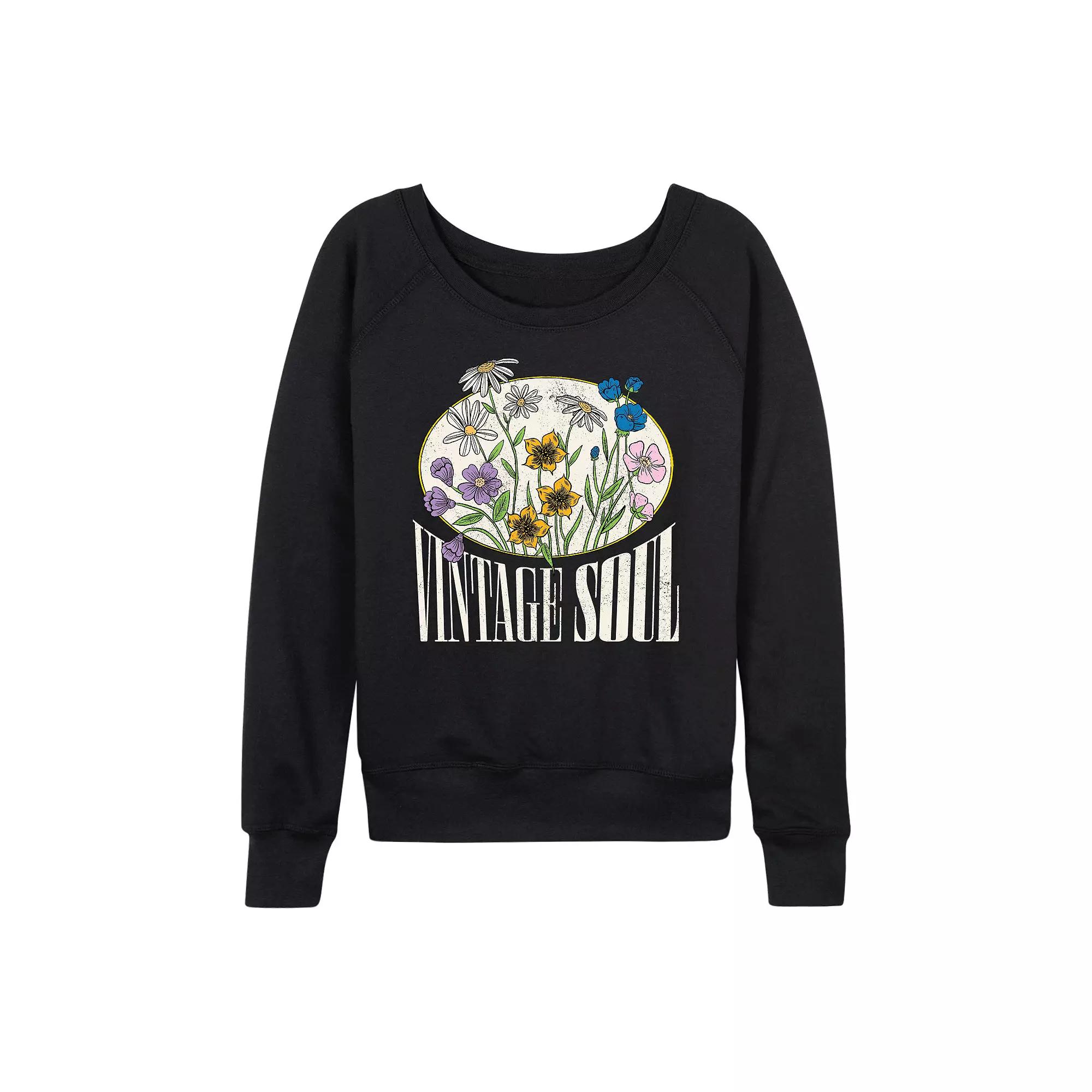Women's Vintage Soul French Terry Long Sleeve Tee,  Product Image