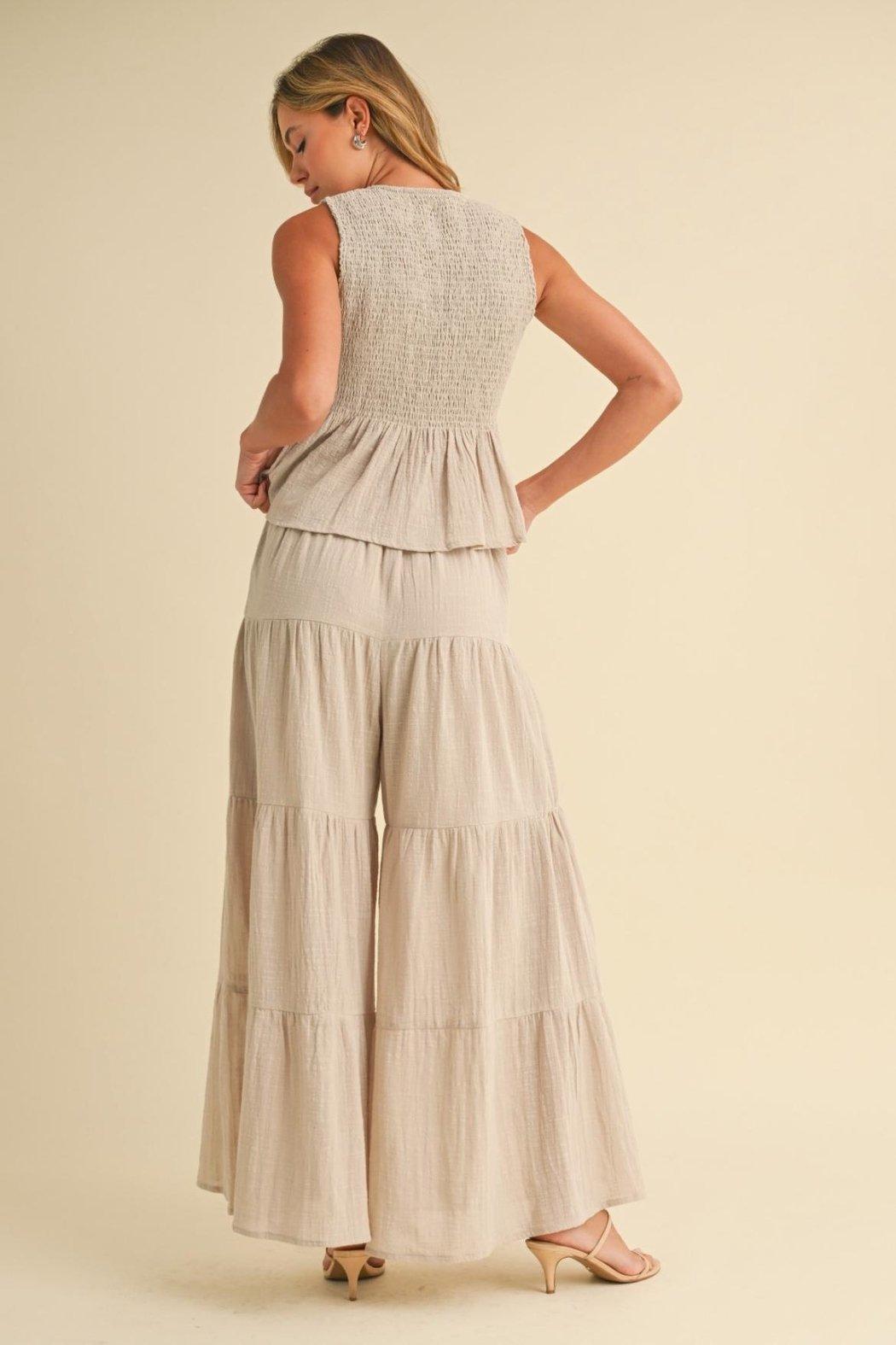 Gauze Pants Set Product Image