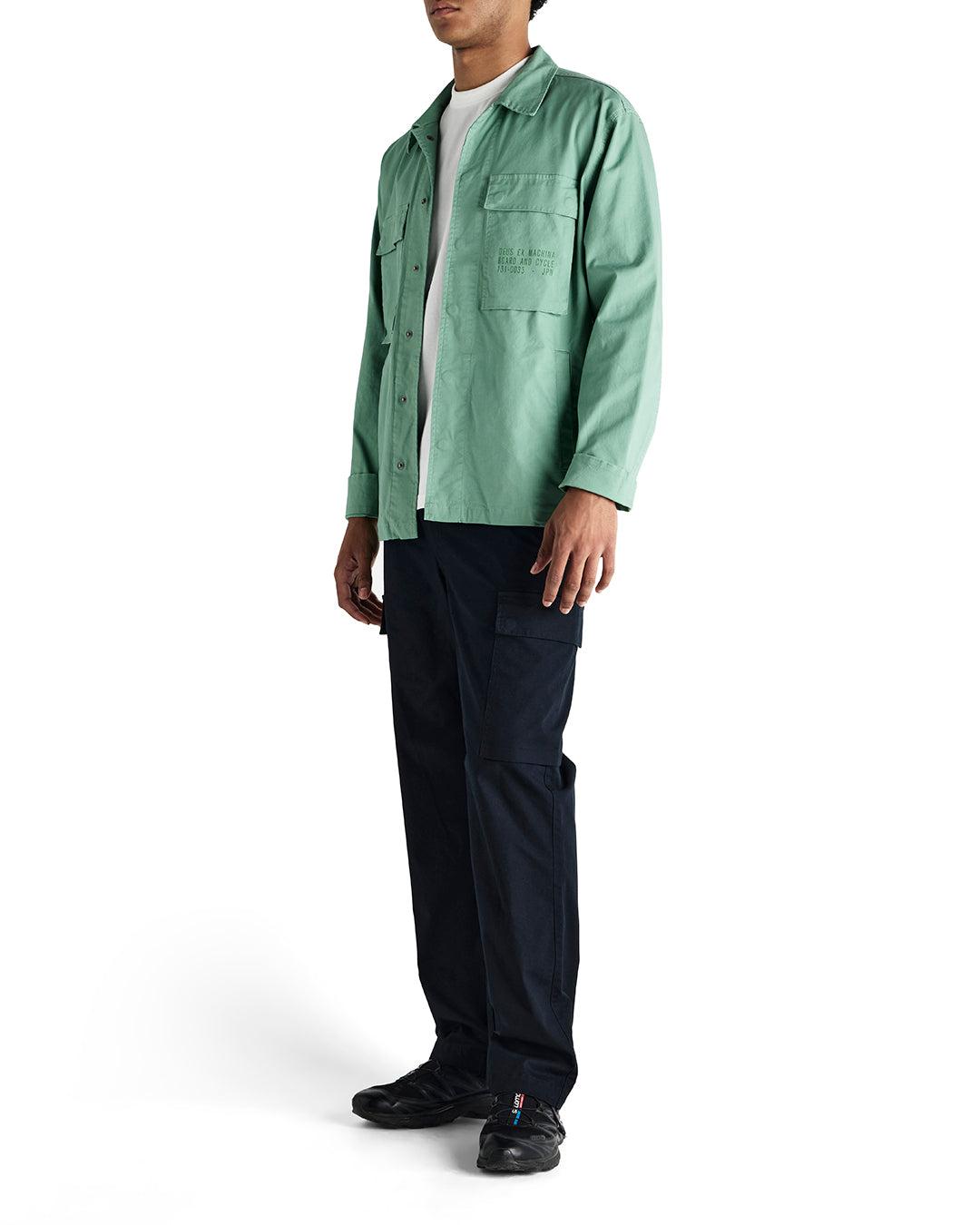 Tommy Poplin Surf Shirt - Shale Green Product Image