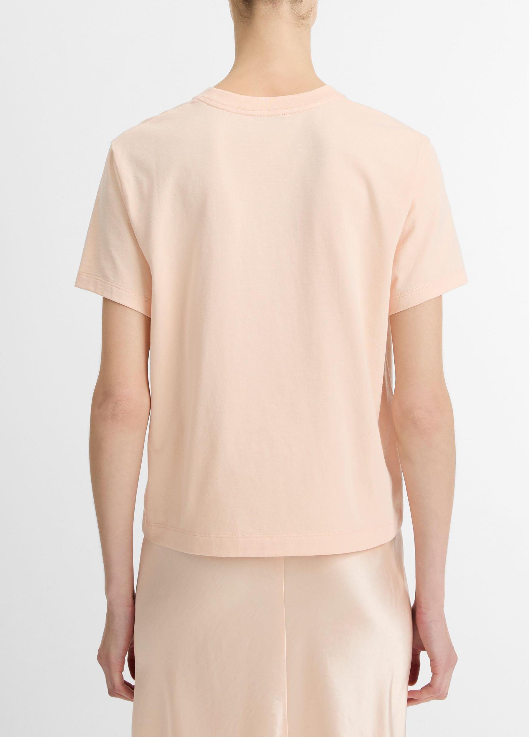 Pima Cotton Crew Neck T-Shirt Product Image