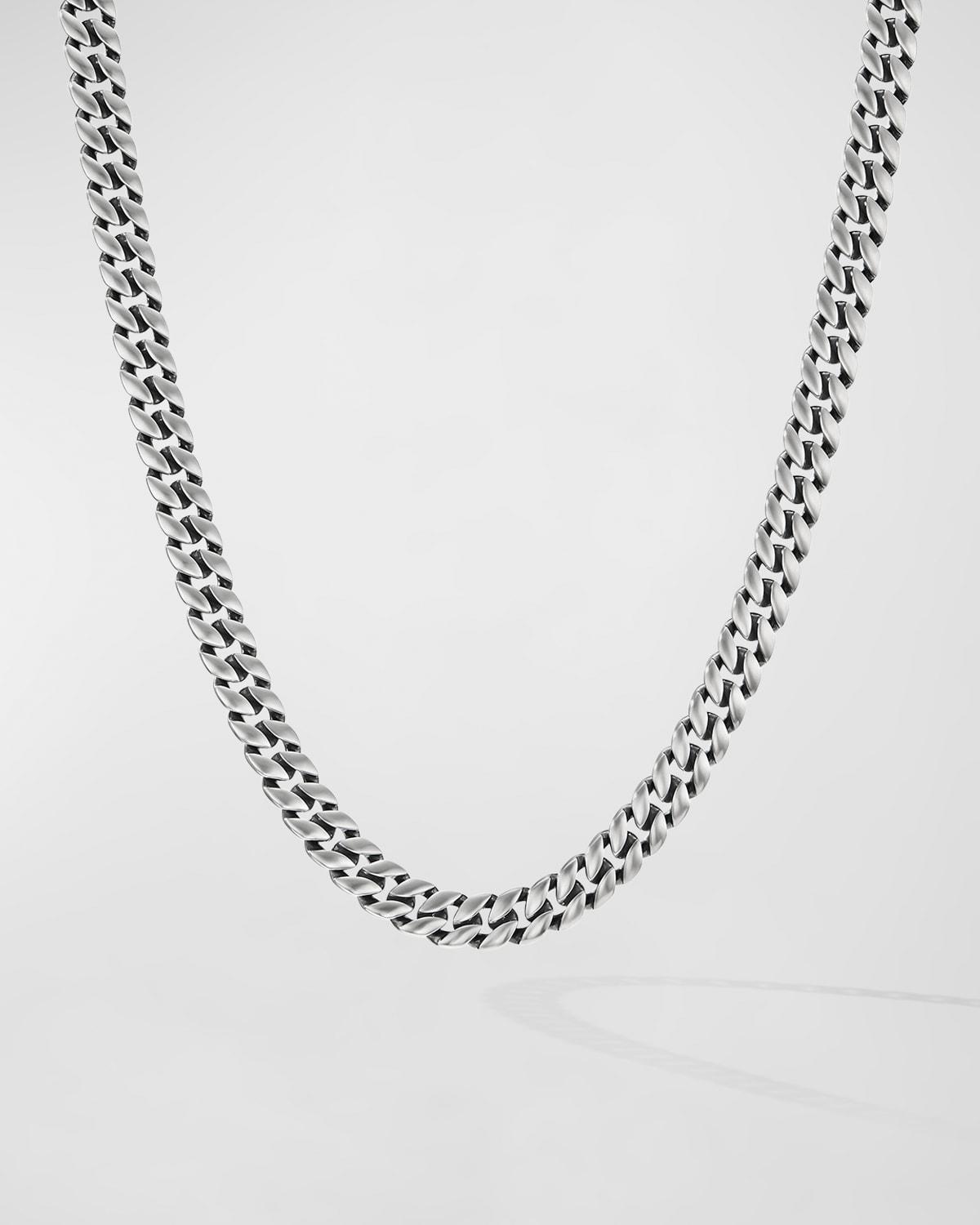 David Yurman Mens Curb Chain Necklace in Sterling , 8mm Product Image