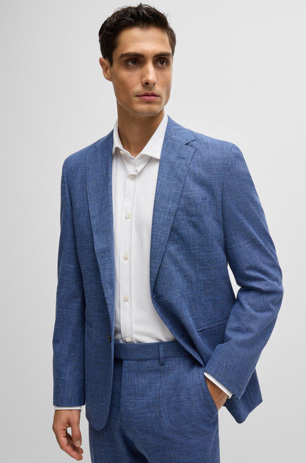 Slim-fit shirt in stretch-cotton jersey Product Image