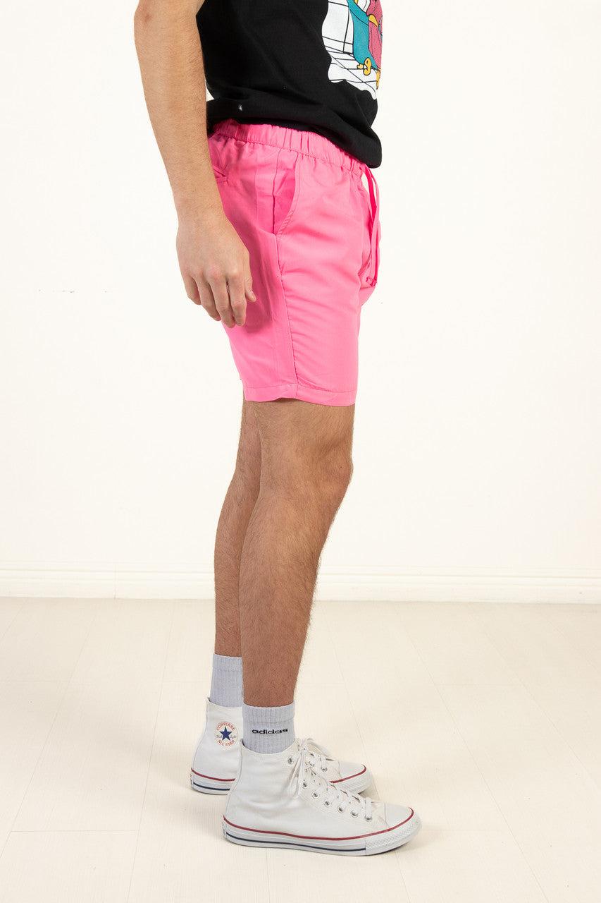 Neon Pink Nylon Short Product Image