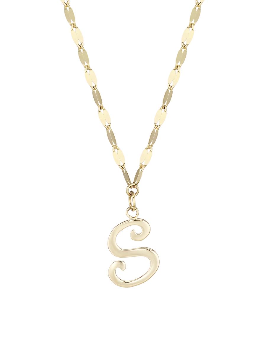 Micro Cursive Initial Necklace Product Image