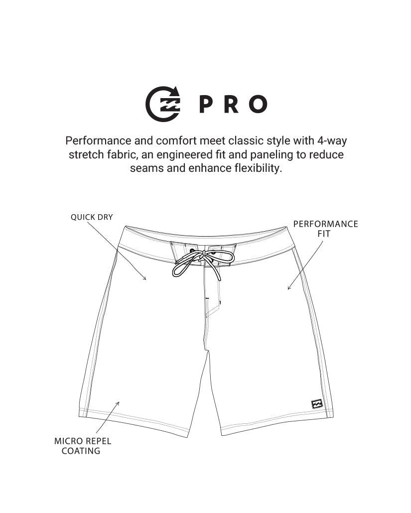 Occy Pro Boardshorts - Washed Black Male Product Image