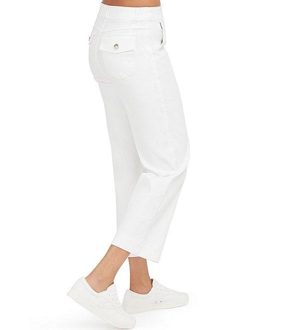 Spanx Stretch Twill Cropped Wide Leg Pants Product Image