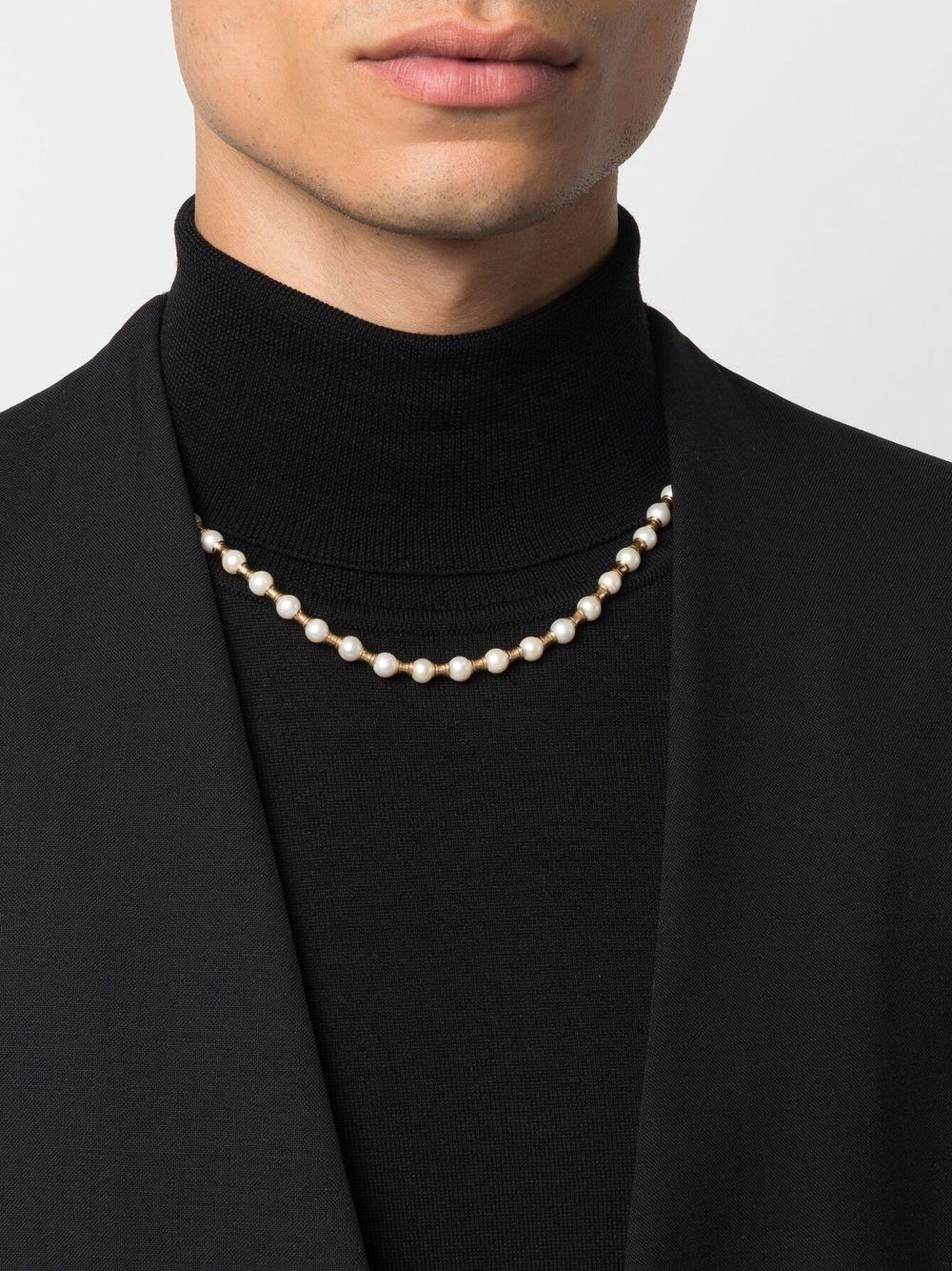 pearl-embellished necklace Product Image