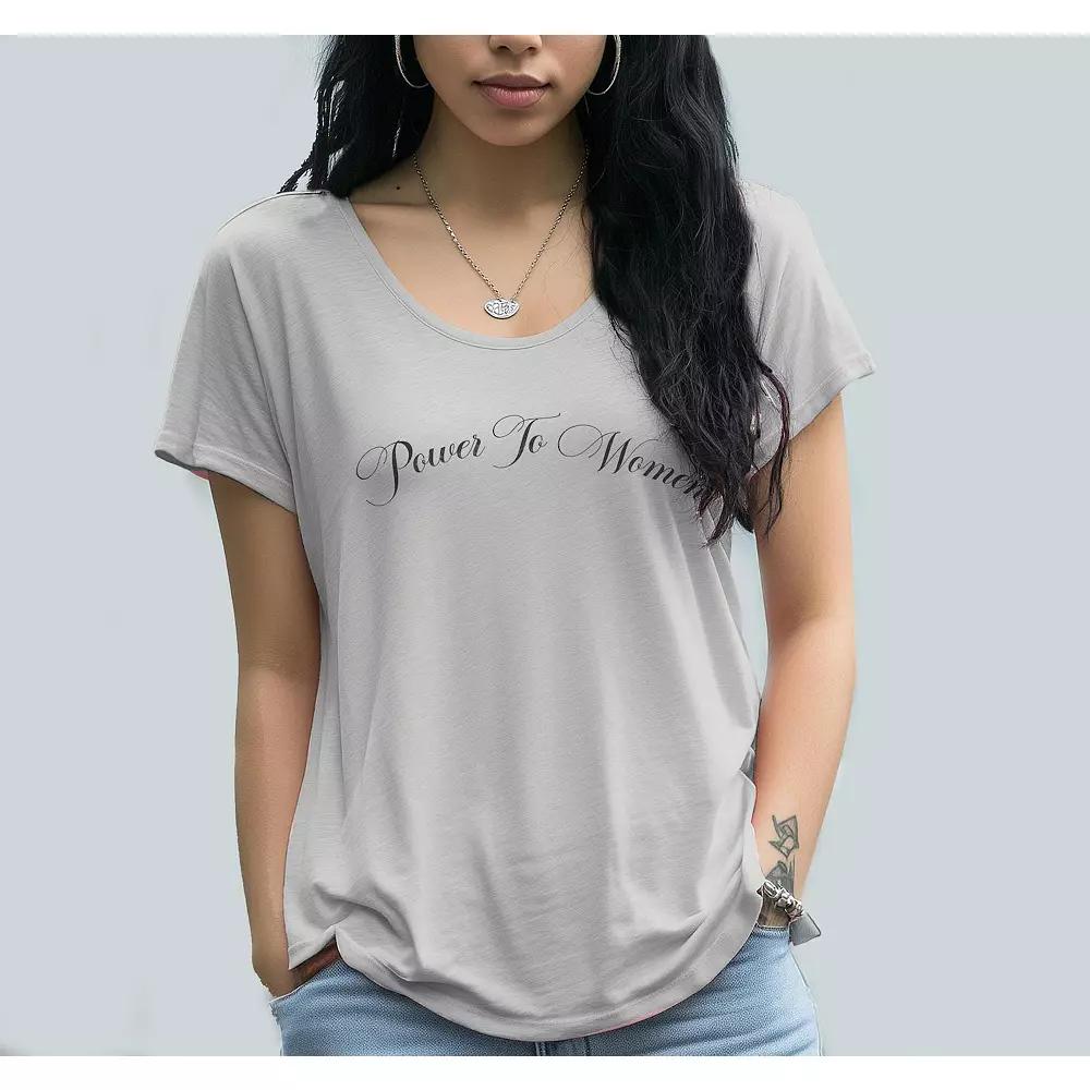 Junior's Grayson Threads Power to Women Graphic Tee, Women's,  Product Image