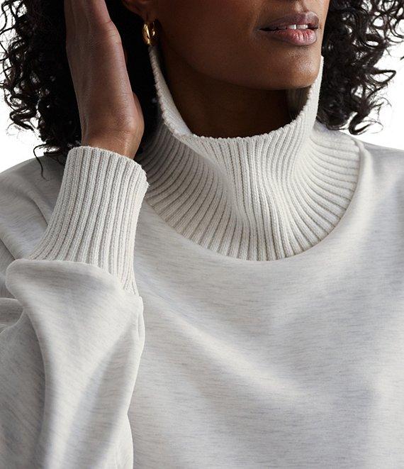 Varley Barker Knit High Turtleneck Long Sleeve Sweater Product Image