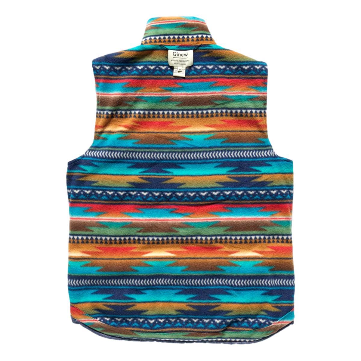 Reversible Thunderbird Denim Fleece Vest Product Image