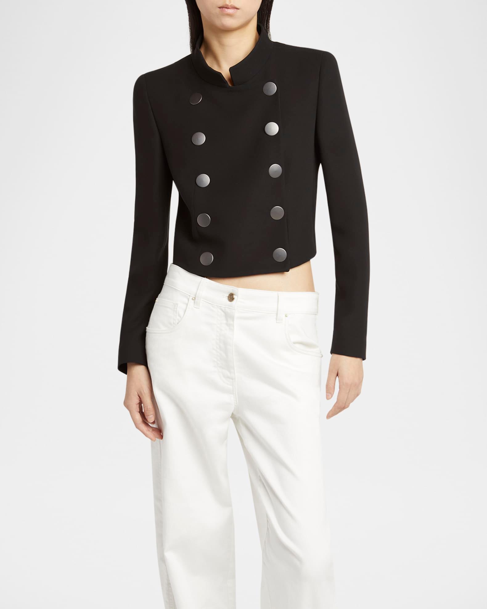 Double-Breasted Short Jacket Product Image