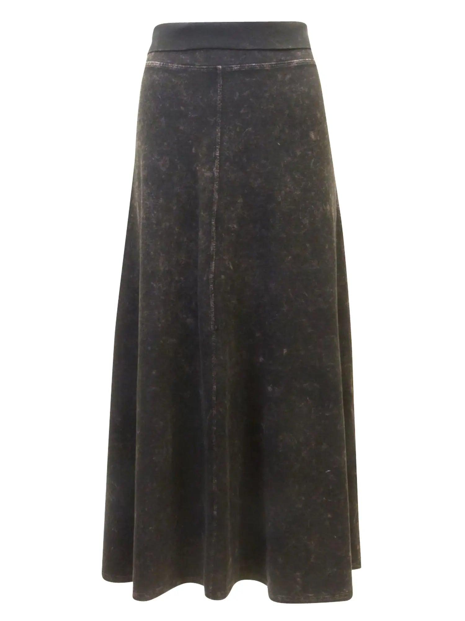 Hard Tail Roll Down Cotton Skirt B-131 Product Image