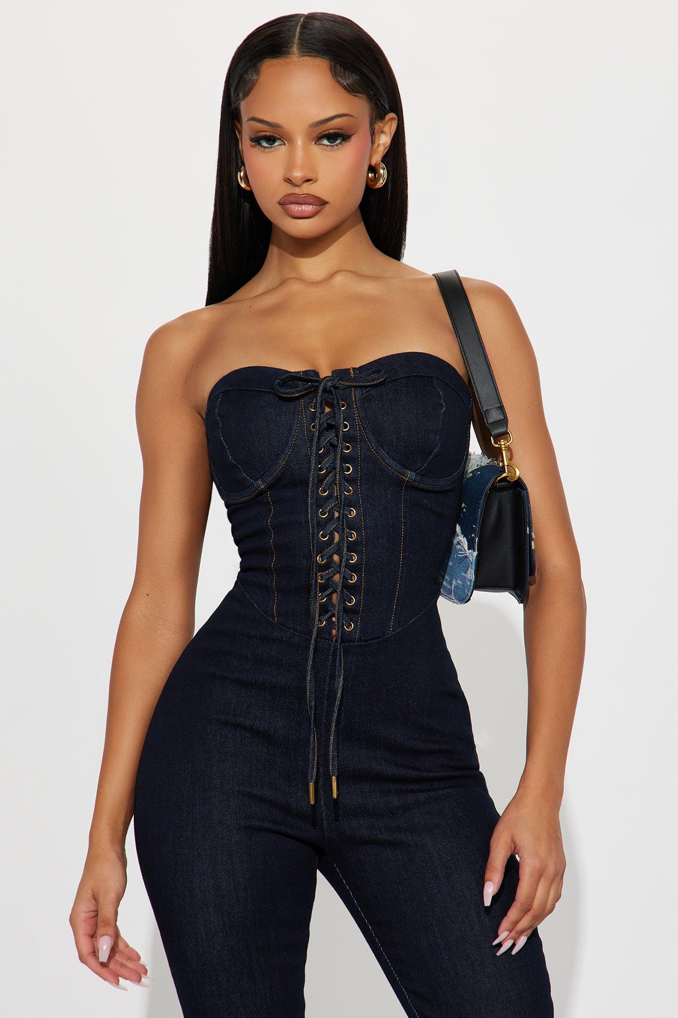 Play It Your Way Denim Jumpsuit - Indigo Female Product Image