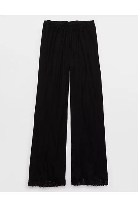 Aerie Real SoftÂ® Rib Trouser PJ Women's Product Image