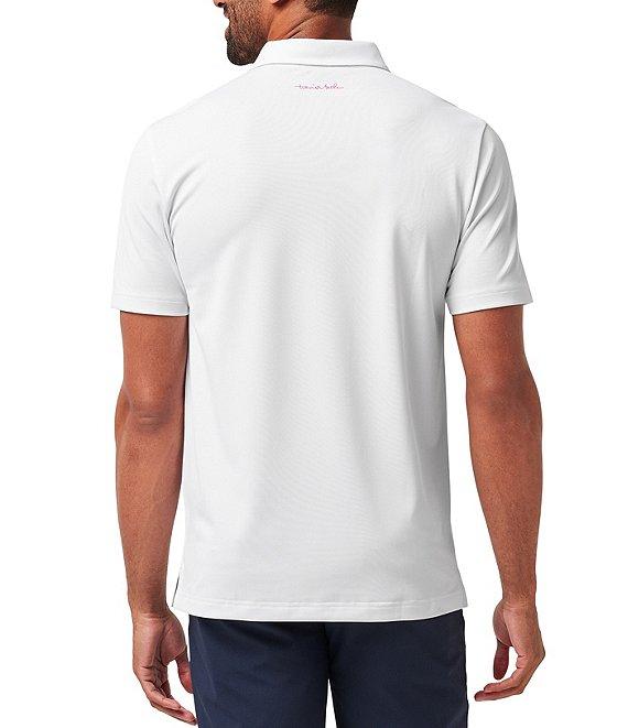 TravisMathew Good Good Flourish Short Sleeve Polo Shirt Product Image