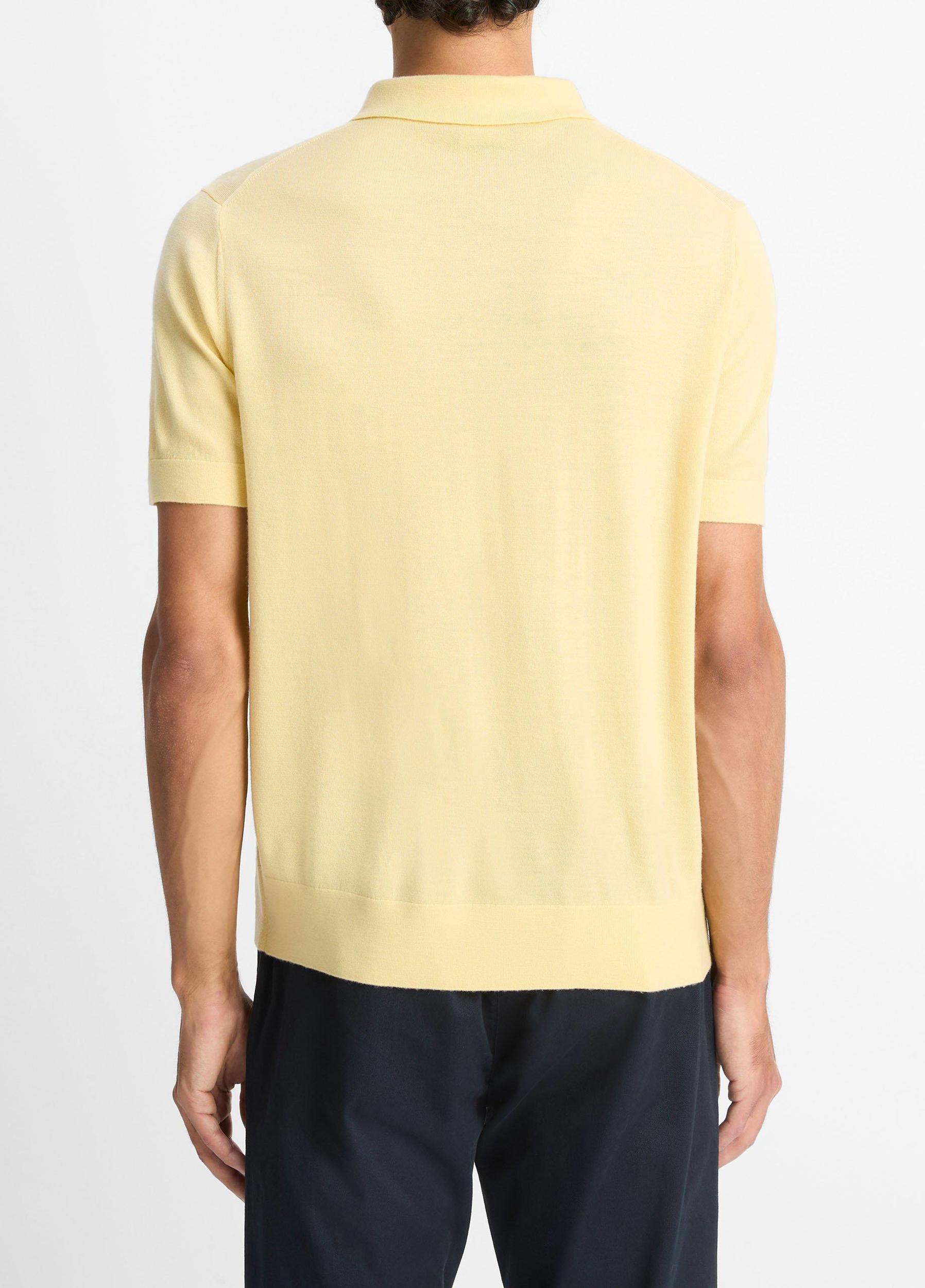Featherweight Merino Wool-Cashmere Polo Sweater Product Image