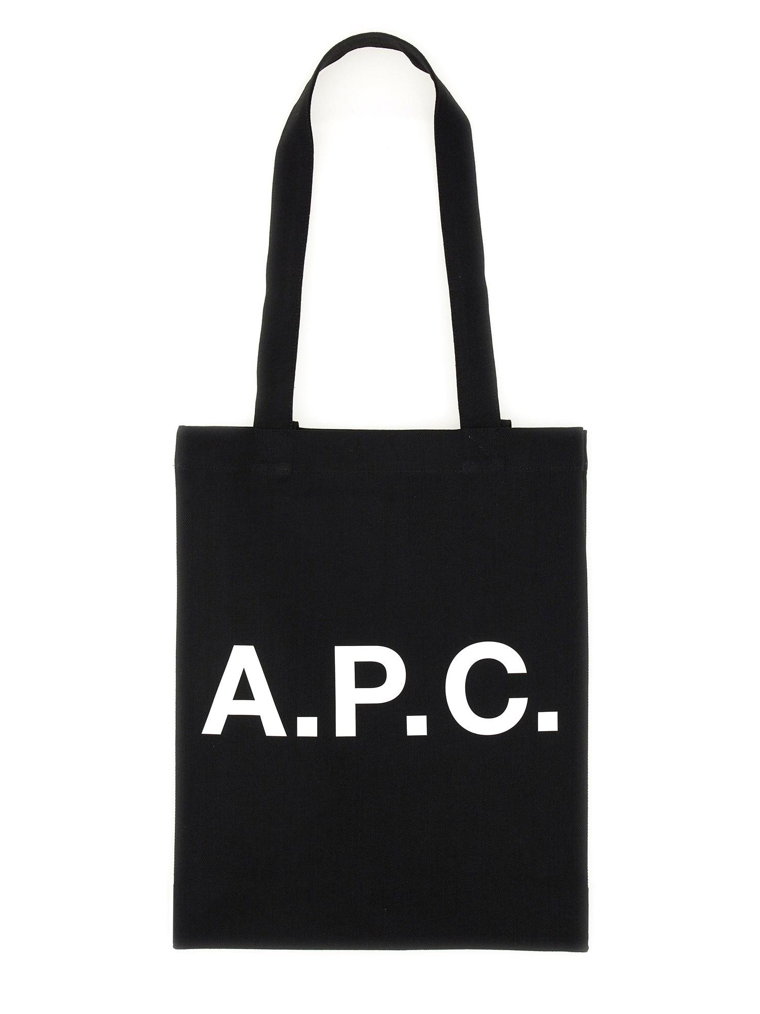 APC A.p.c. Black Canvas Lou Shopping Bag Product Image