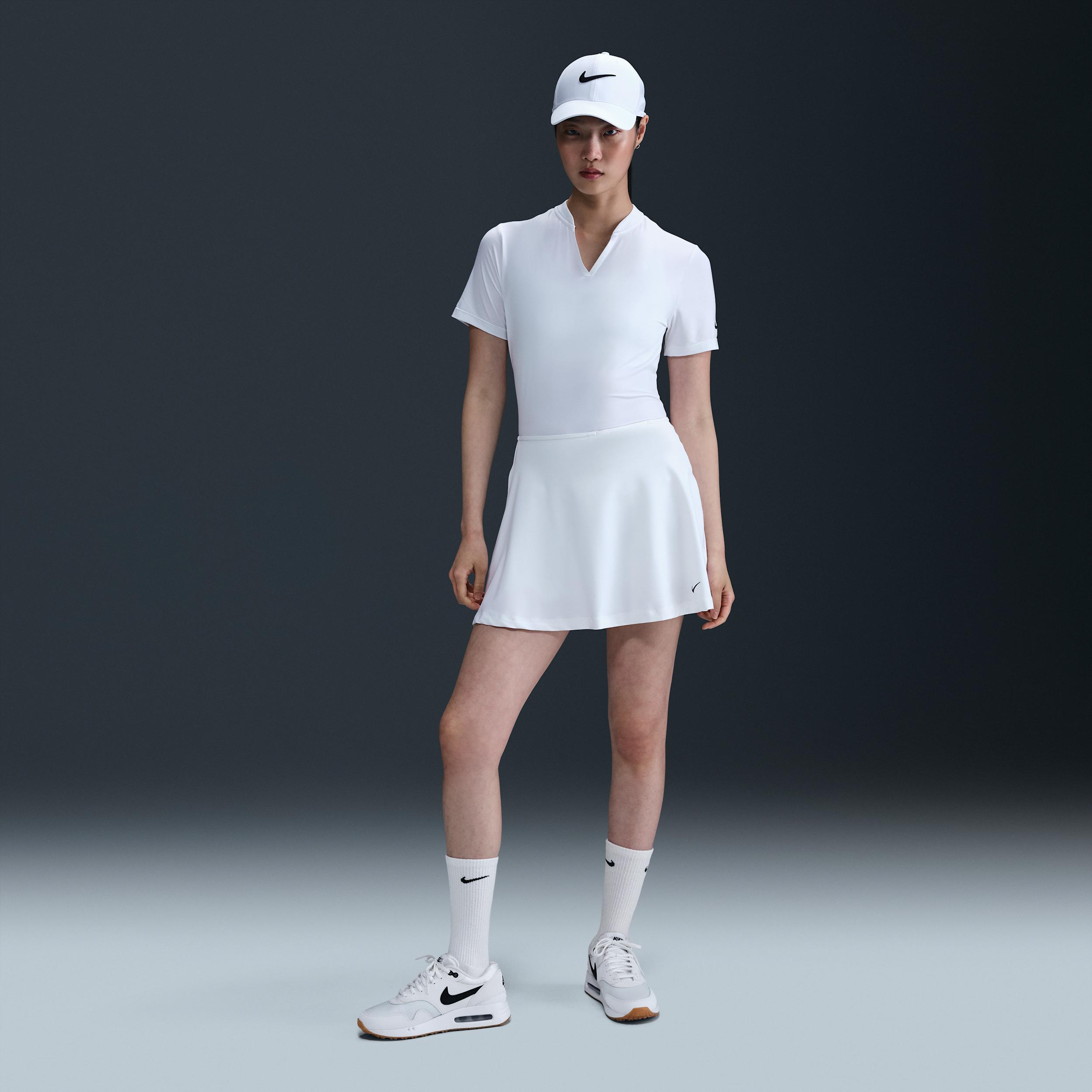 Nike Womens Tour Dri-FIT Short-Sleeve Blade Golf Polo | FZ6308-100 Product Image