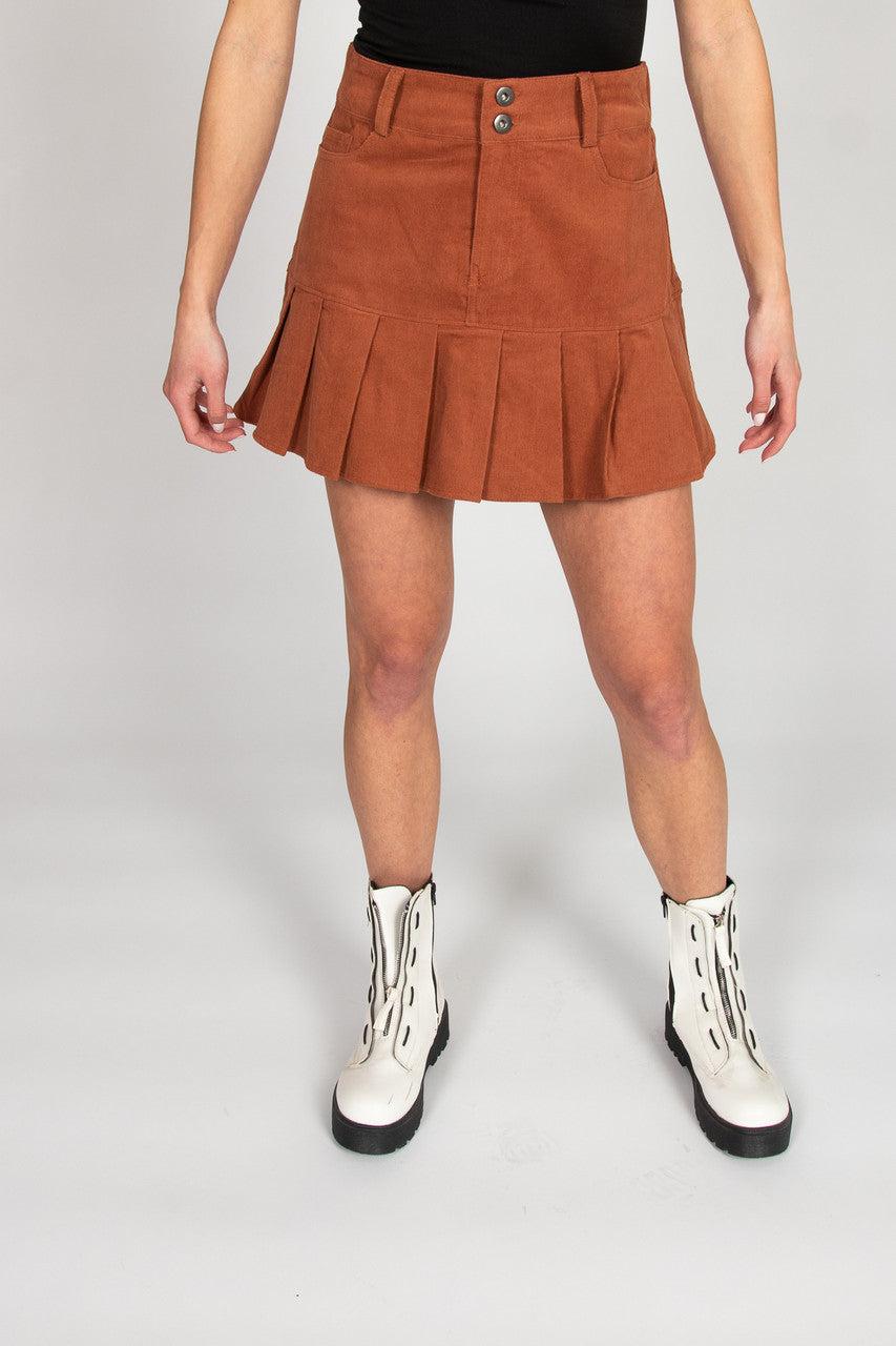 Corduroy Mini Skirt Product Image