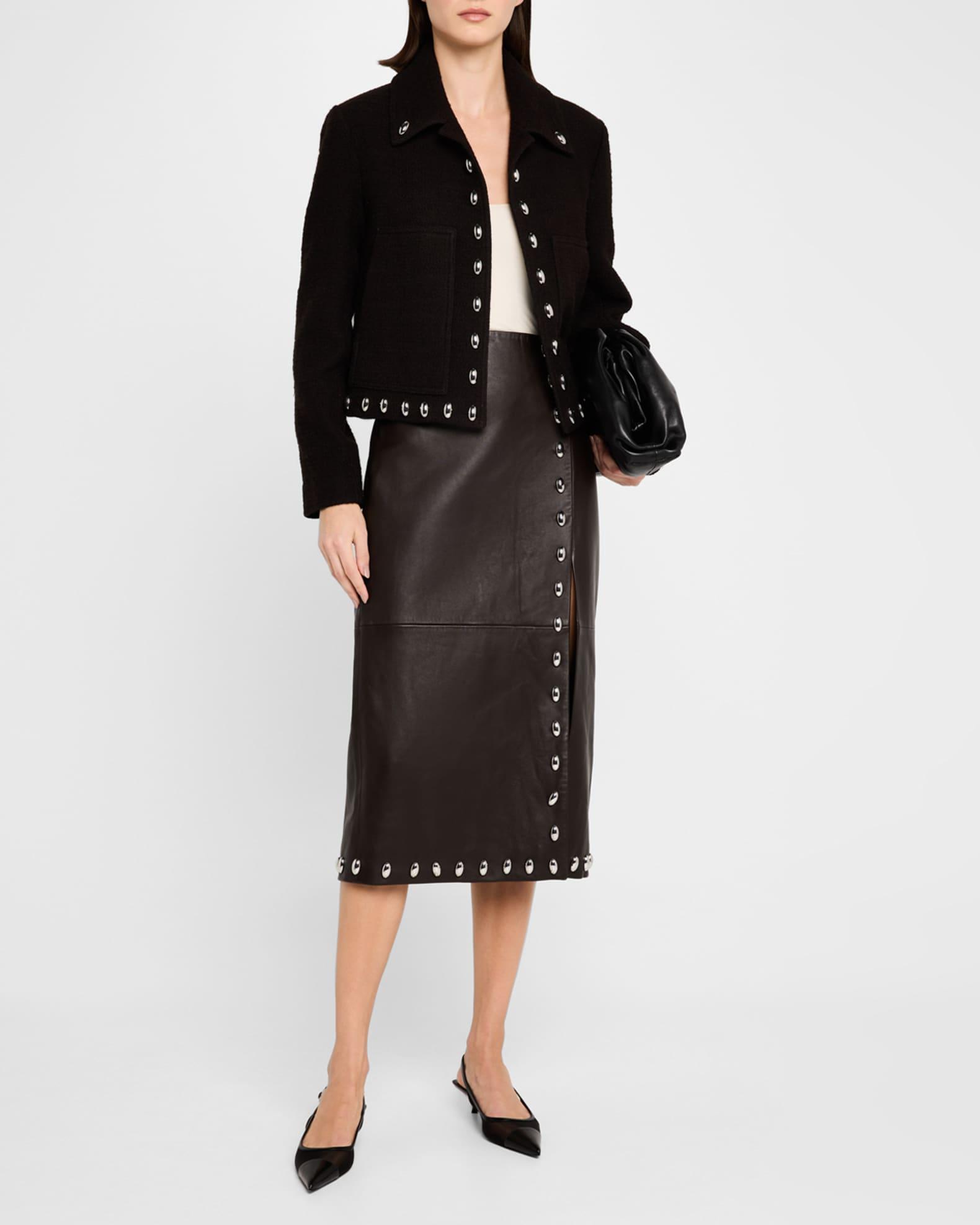 Grey Studded Jacket Product Image