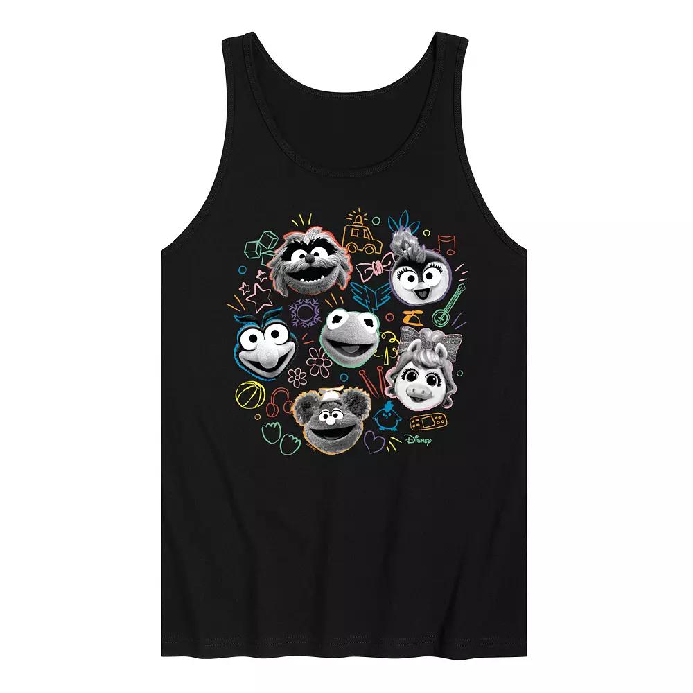 Disney's Muppets Babies Men's Faces Graphic Tank Top,  Product Image