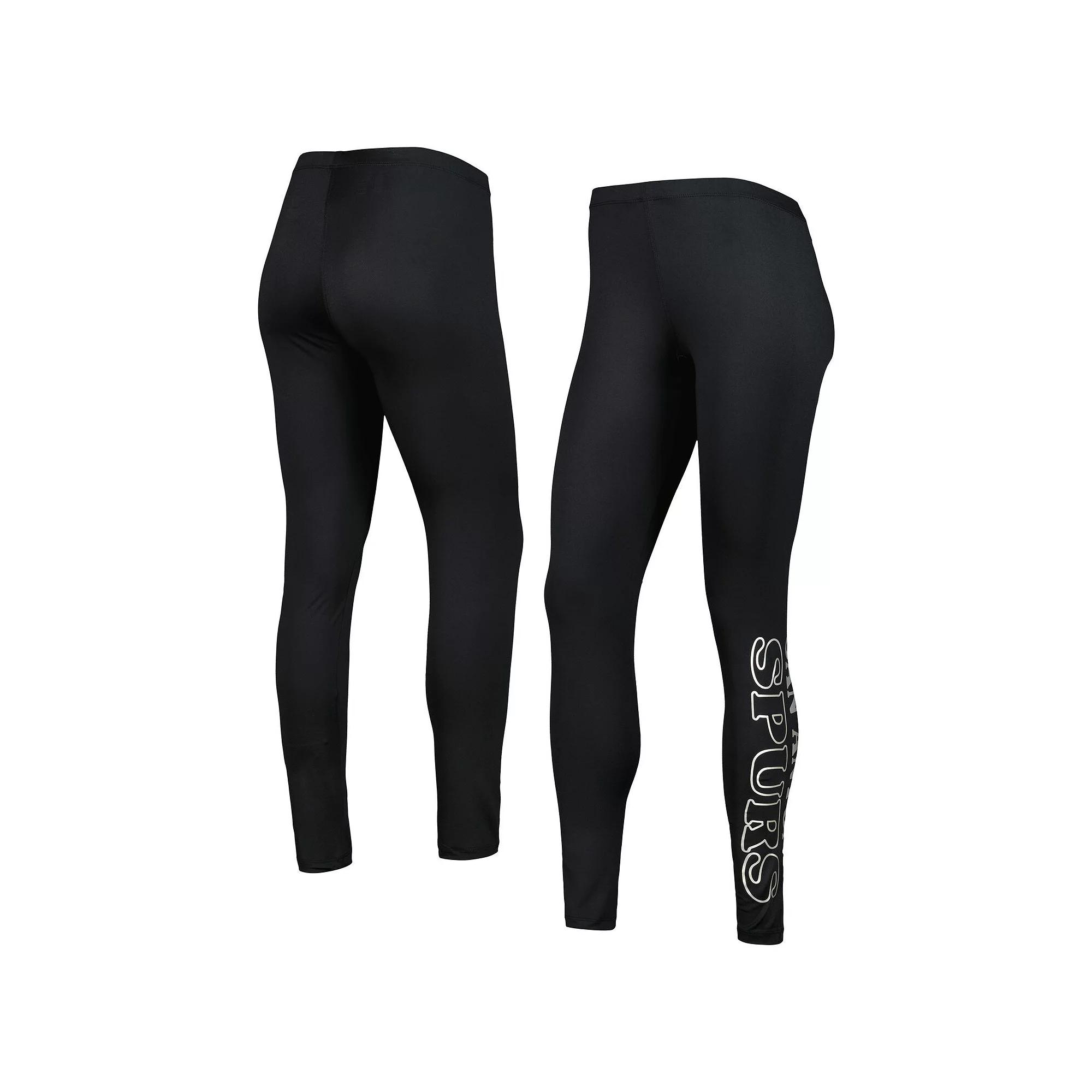 Women's G-III 4Her by Carl Banks Black San Antonio Spurs Stadium Leggings,  Product Image