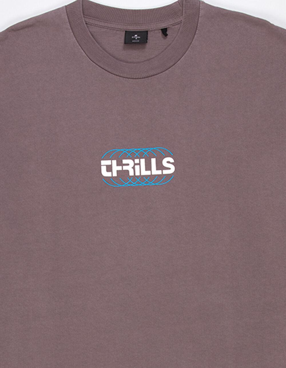 THRILLS Evolution Mens Oversized Tee - BROWN Product Image