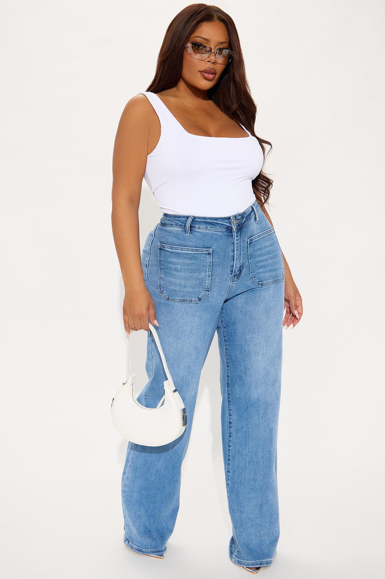 Back To Basic Double Lined Bodysuit - White Product Image