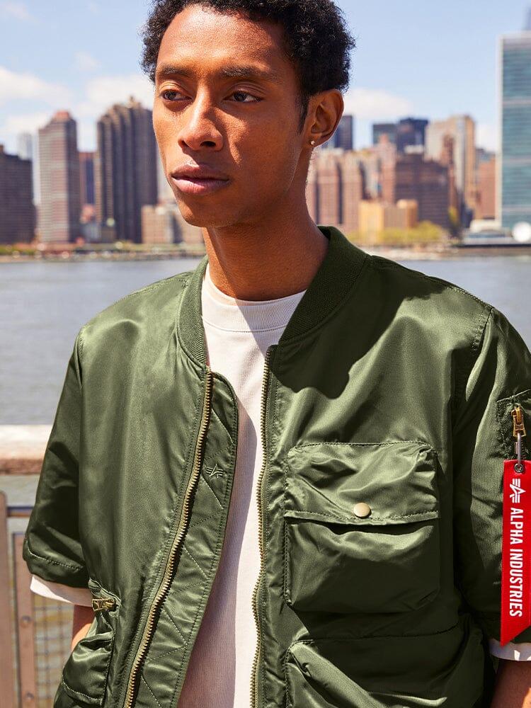 L-2B SHORT SLEEVE BOMBER JACKET Unisex Product Image