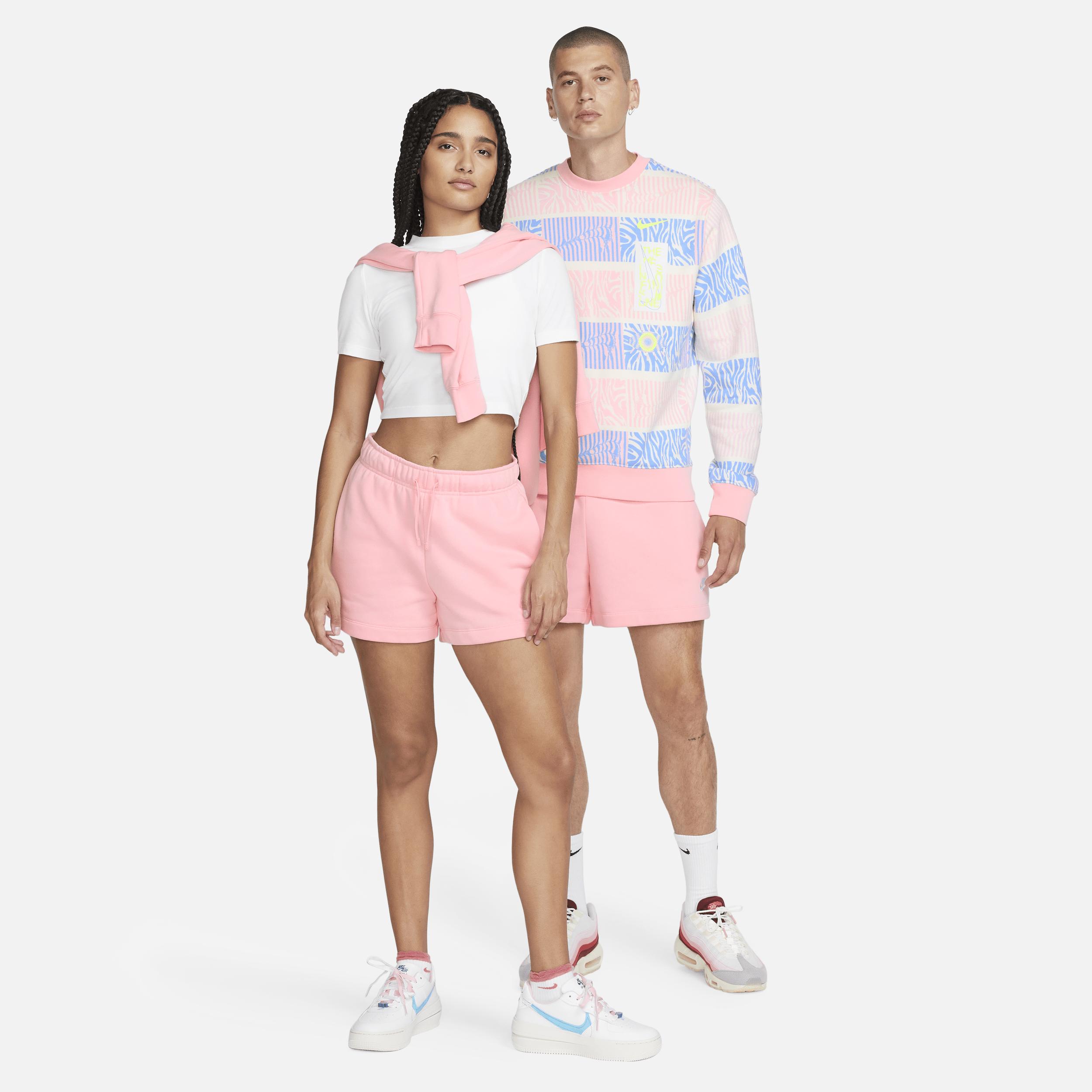 Womens Nike Sportswear Club Fleece Mid-Rise Shorts | DQ5802-690 Product Image