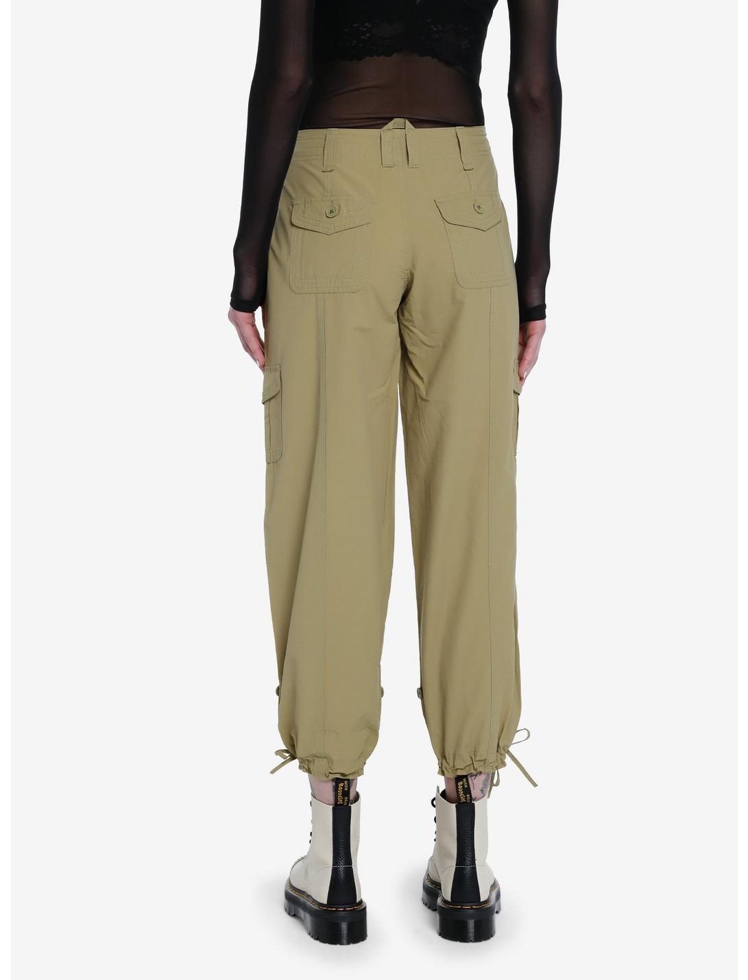 Olive Straight Leg Cargo Pants Product Image