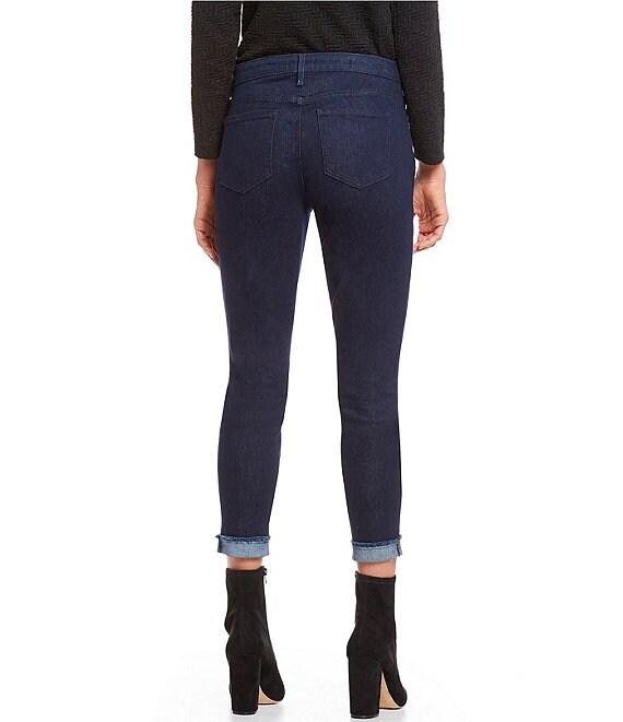 NYDJ Ami Skinny Leg Cuff Hem High Rise Ankle Jeans Product Image