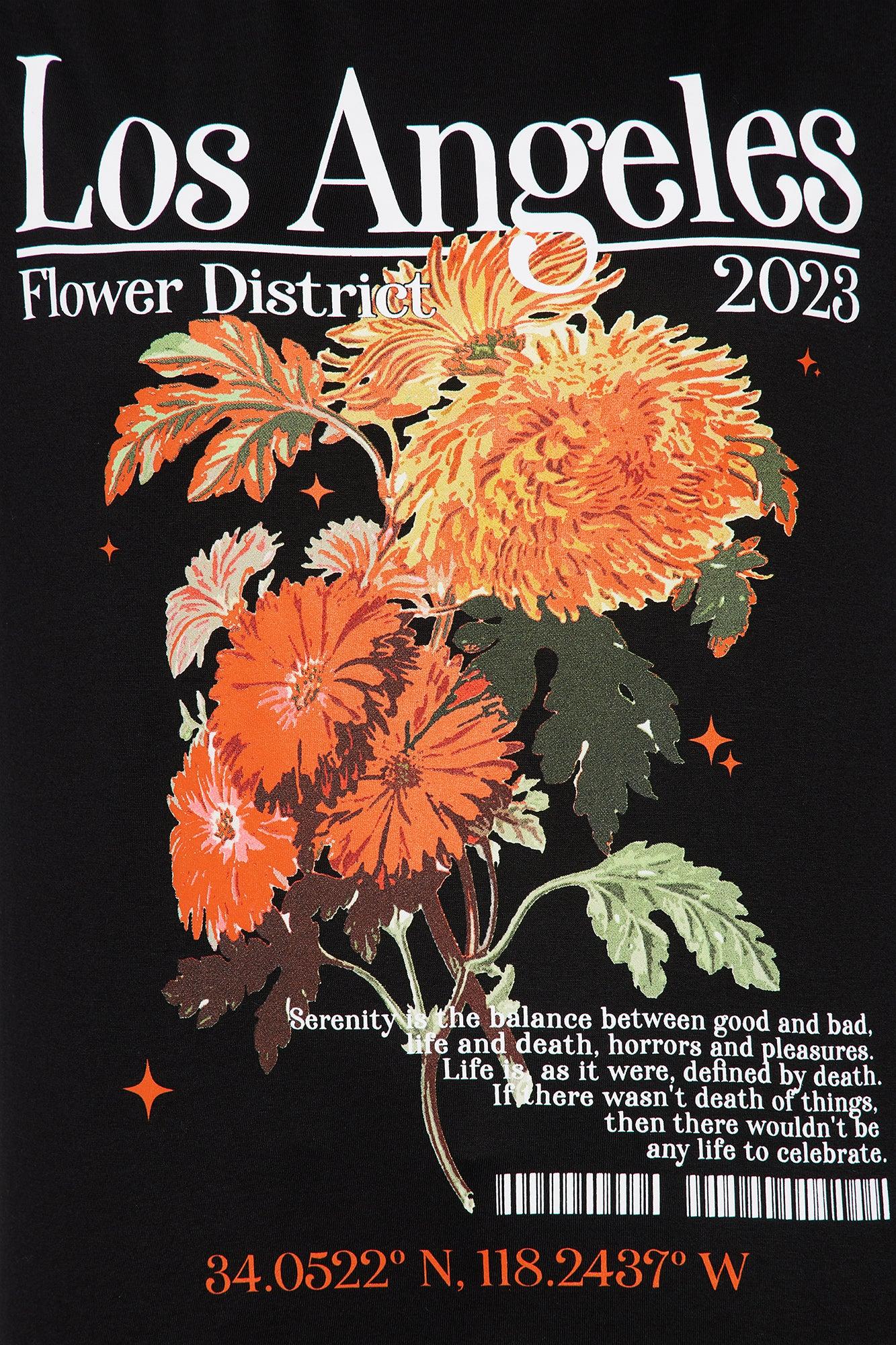 Los Angeles Bouquet Tee - Black Product Image