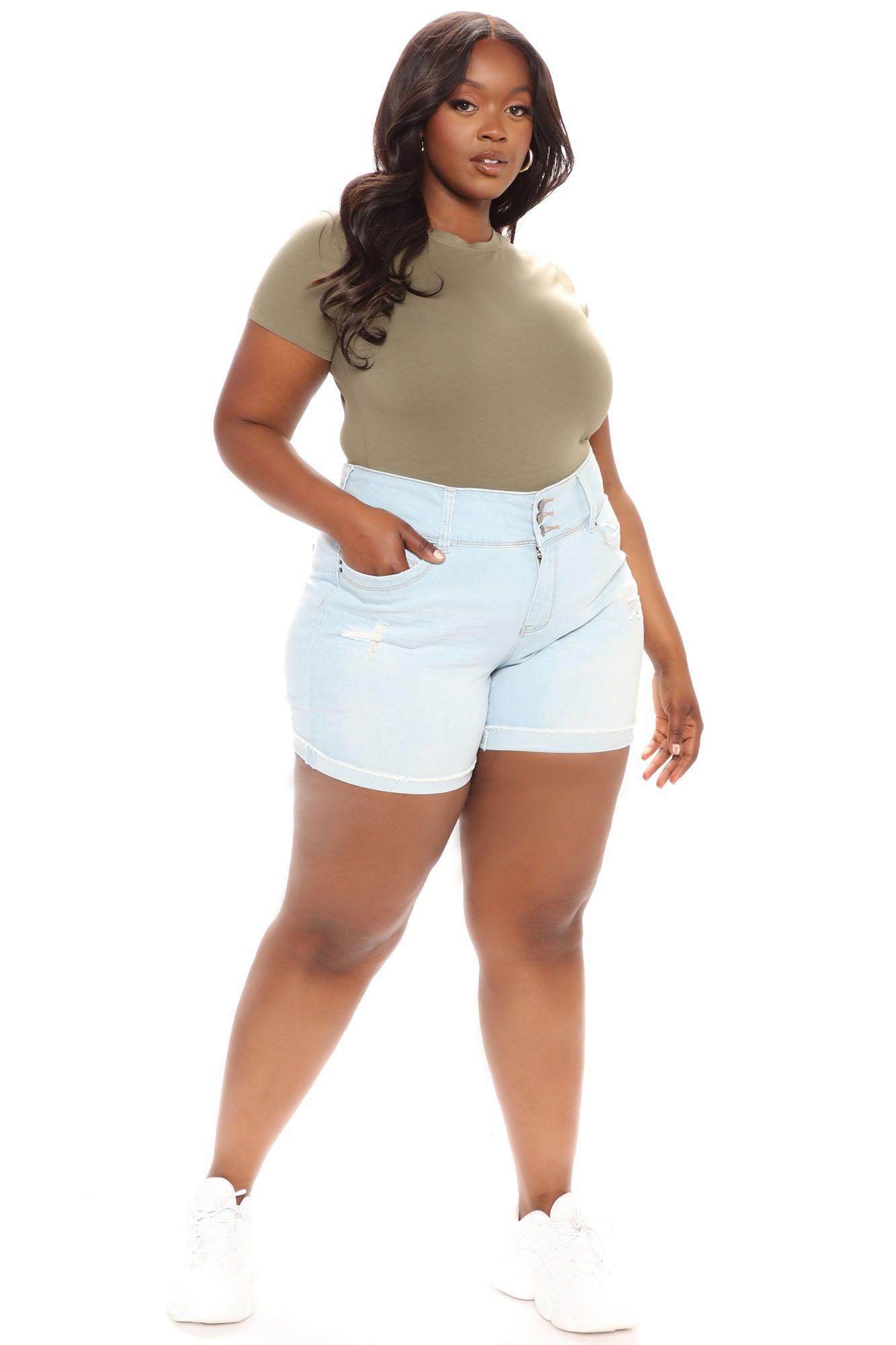 Leanne Crew Neck Bodysuit - Olive Product Image