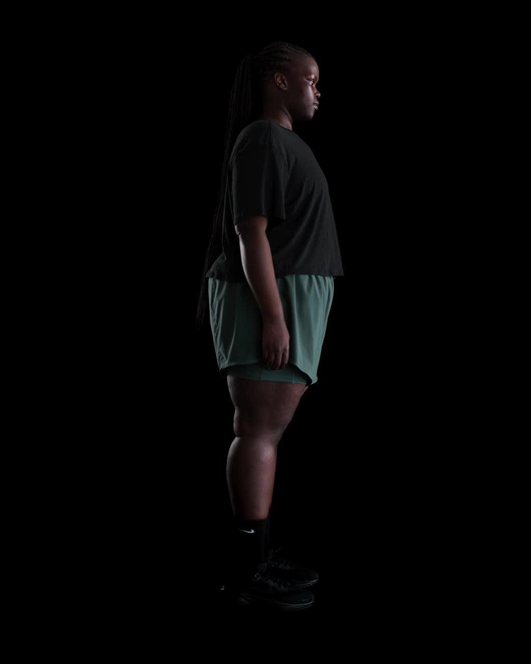 Nike Womens One Relaxed Dri-FIT Cropped Short-Sleeve Top (Plus Size) | HJ1067-010 Product Image