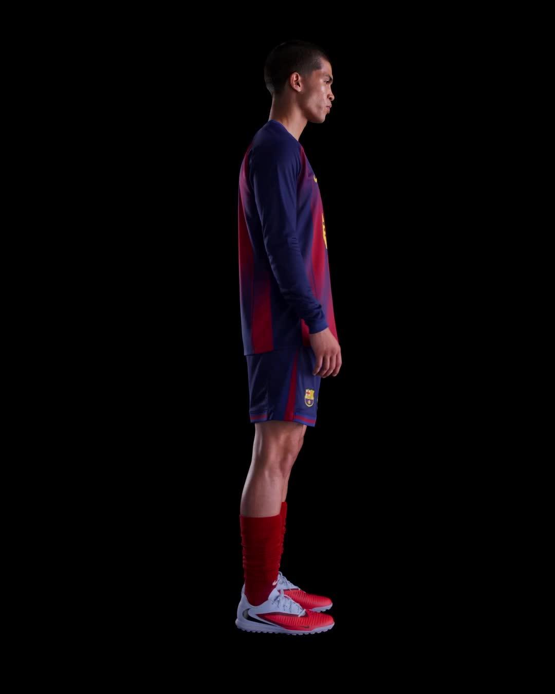 FC Barcelona 2025/26 Stadium Home Men's Nike Dri-FIT Soccer Replica Shorts Product Image