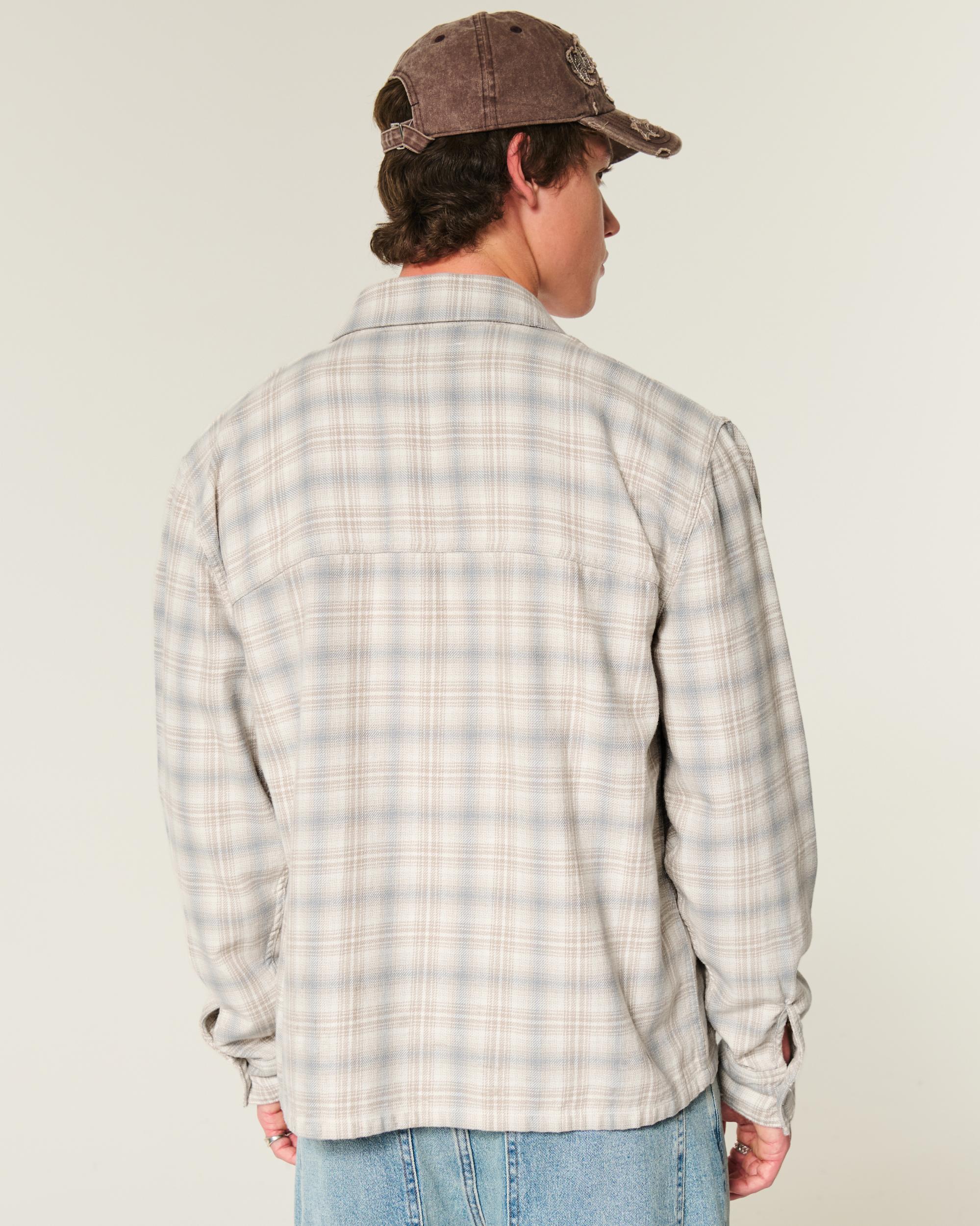 Long-Sleeve Flannel Shirt Product Image